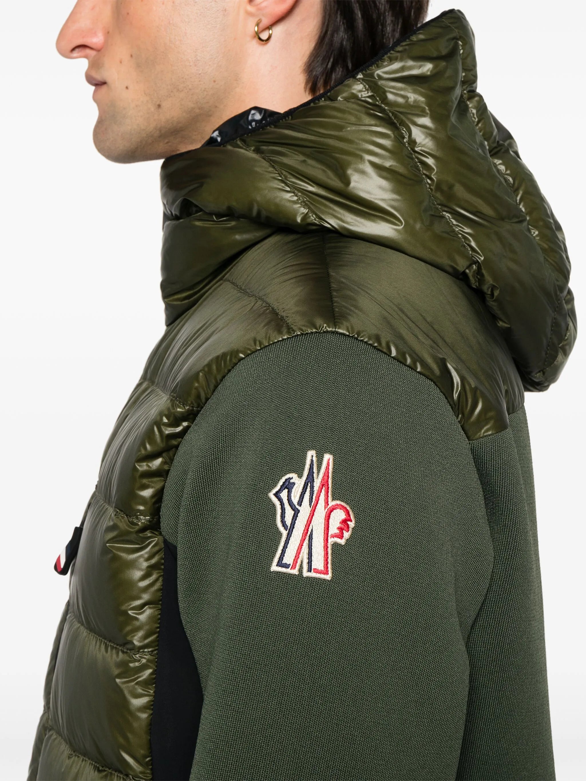 panelled down jacket