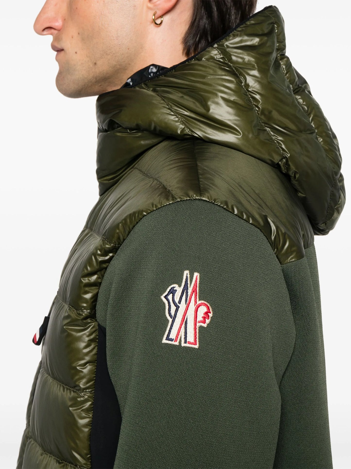panelled down jacket