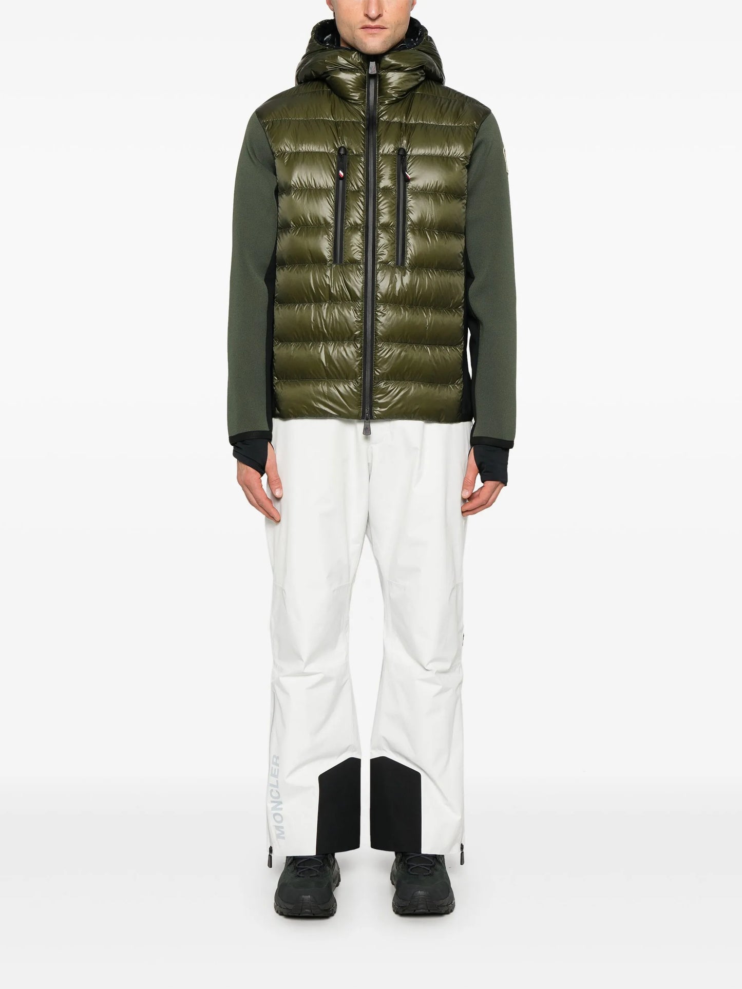 panelled down jacket
