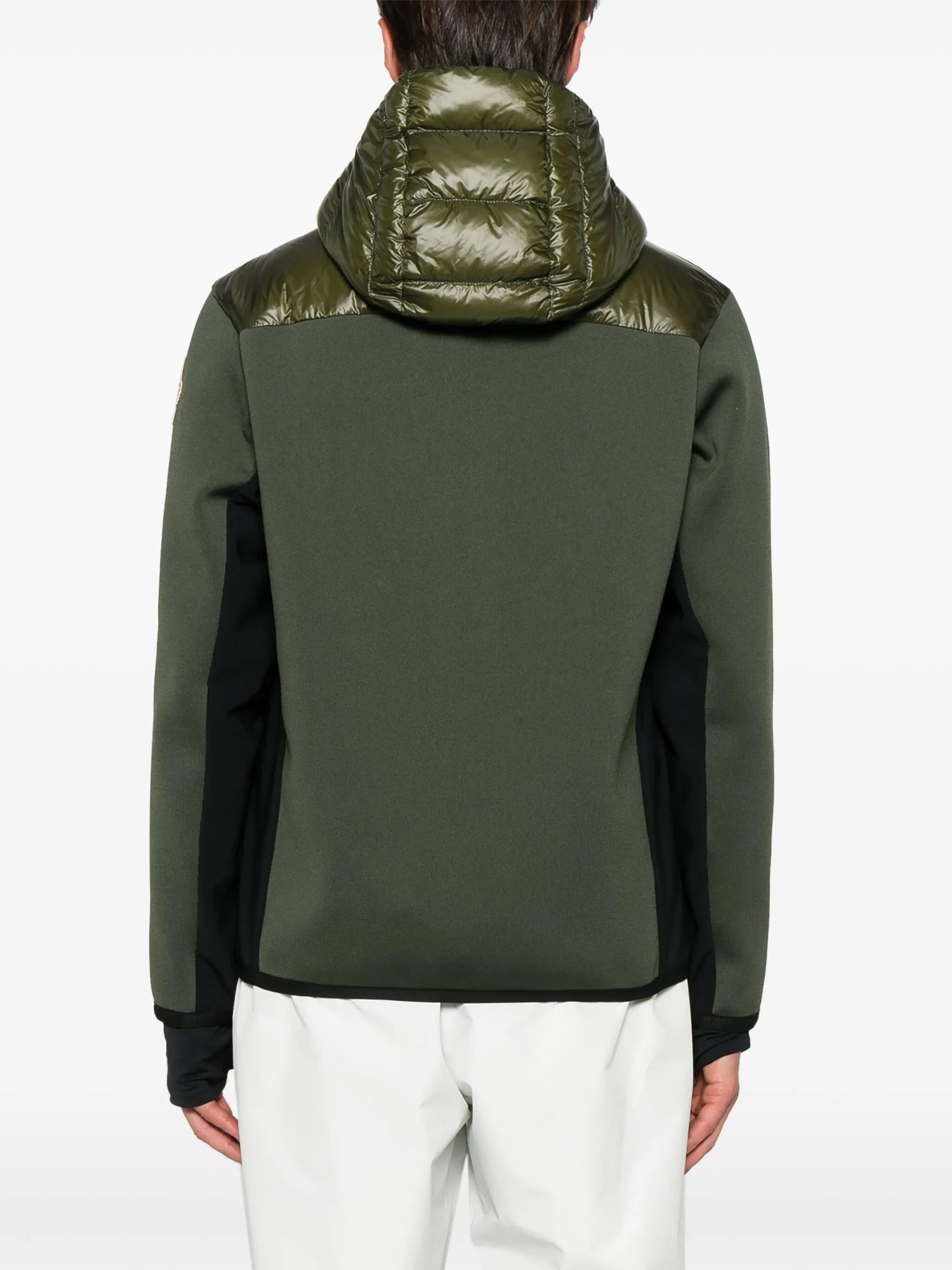 panelled down jacket