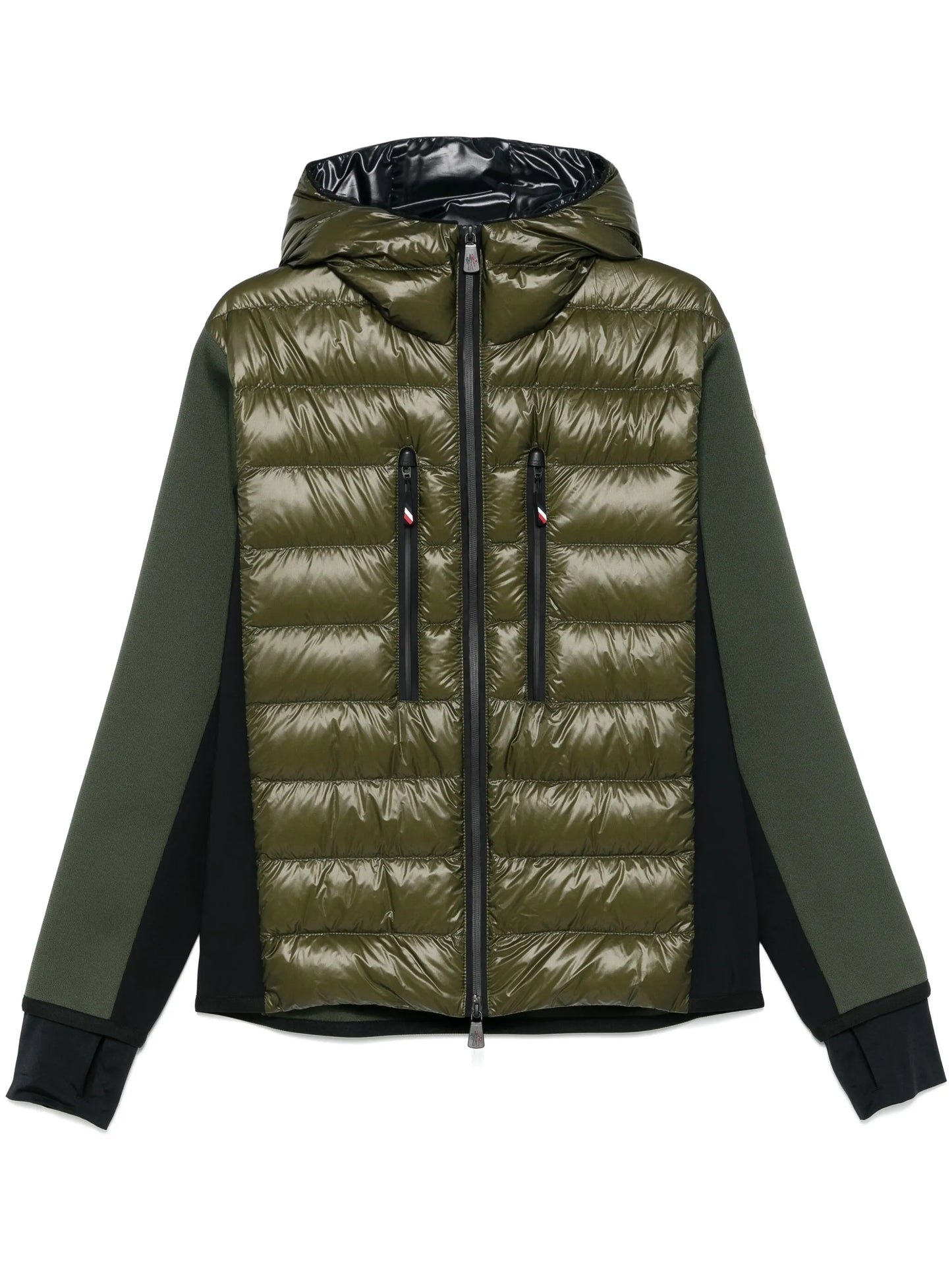 panelled down jacket