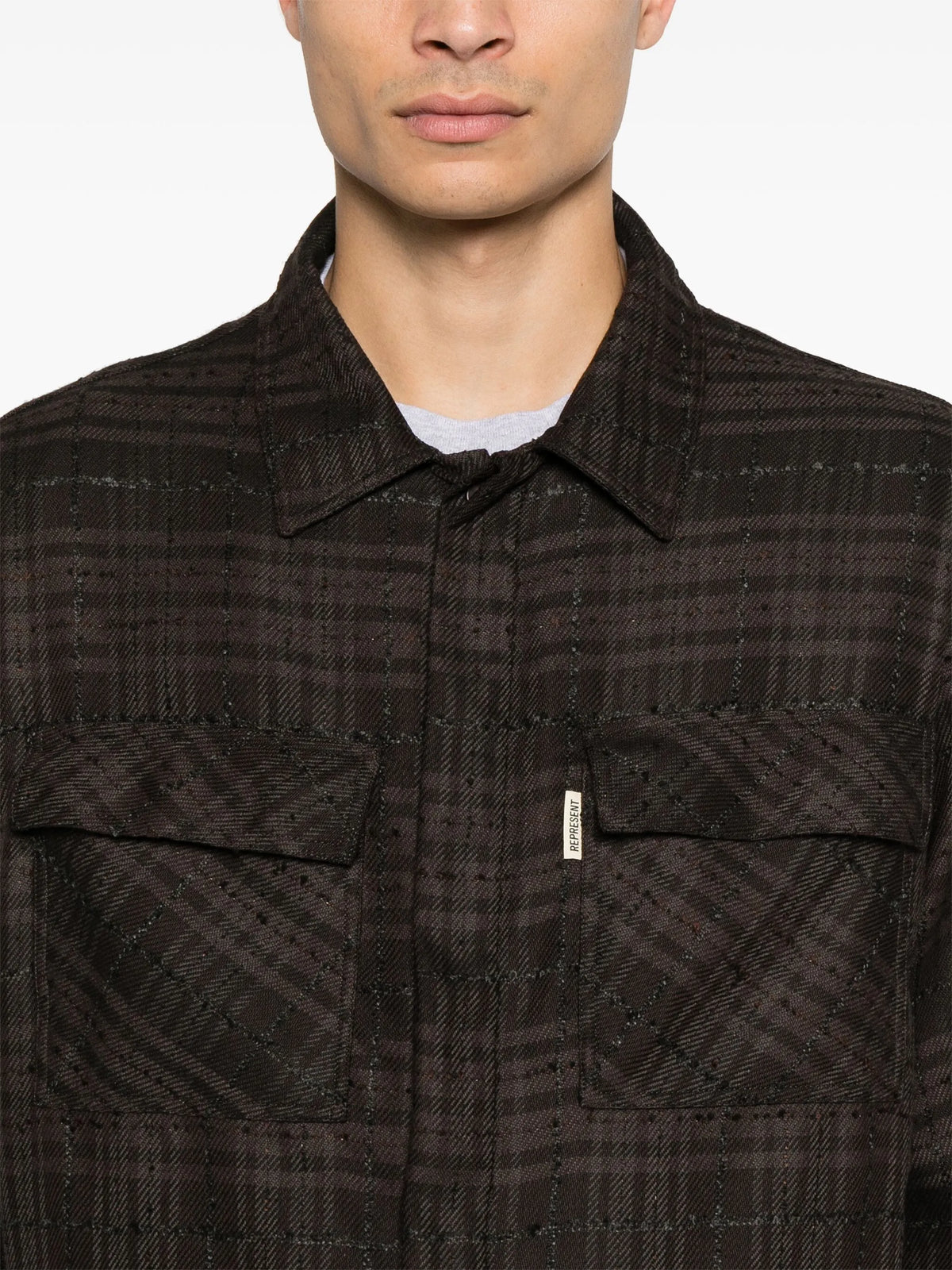 checked shirt