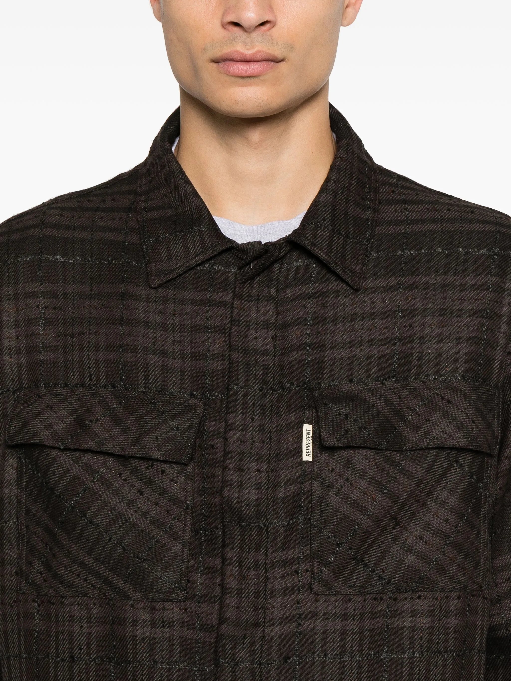 checked shirt