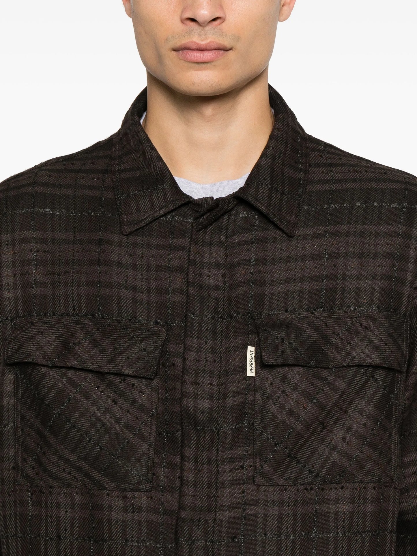 checked shirt