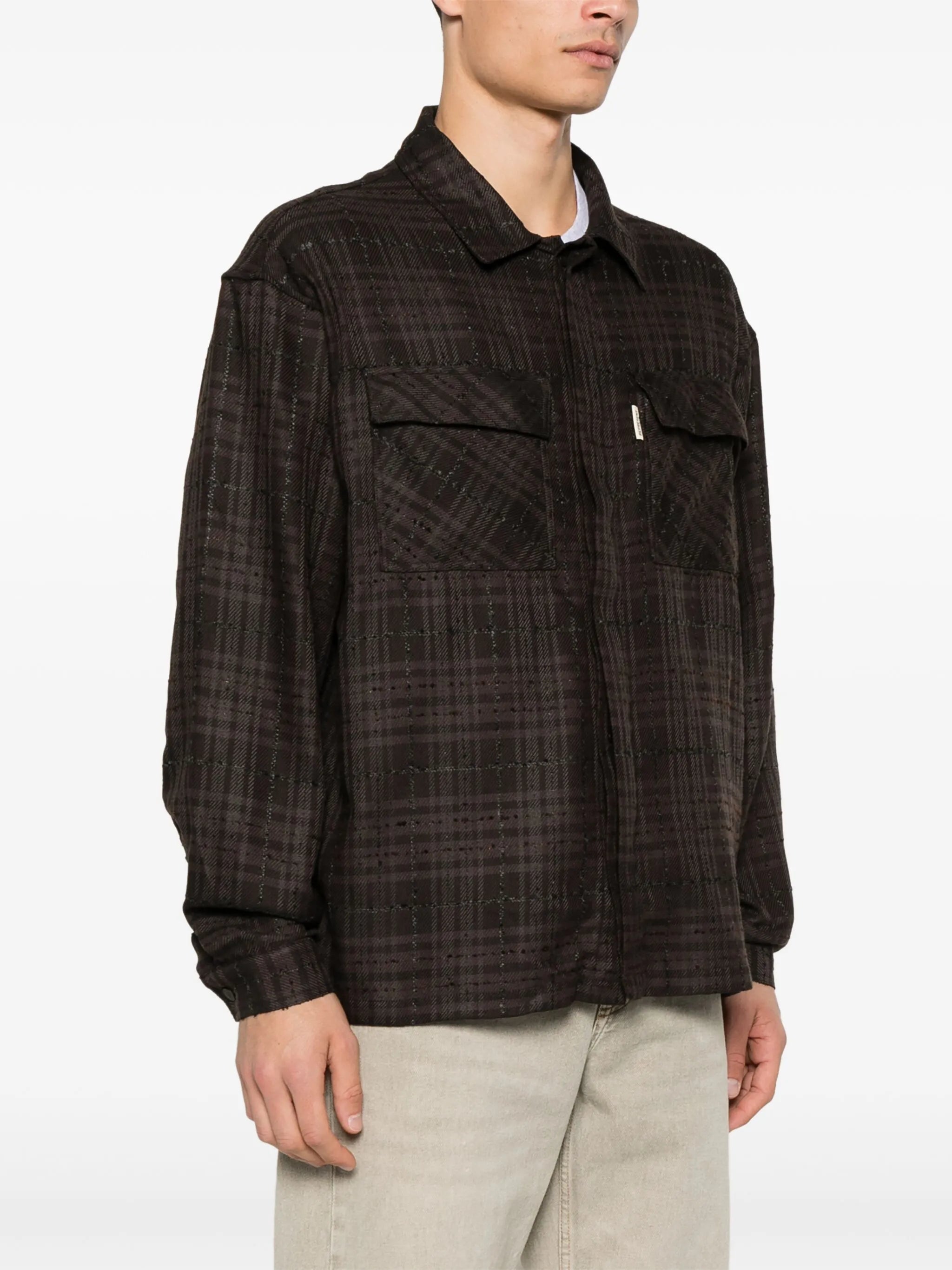 checked shirt