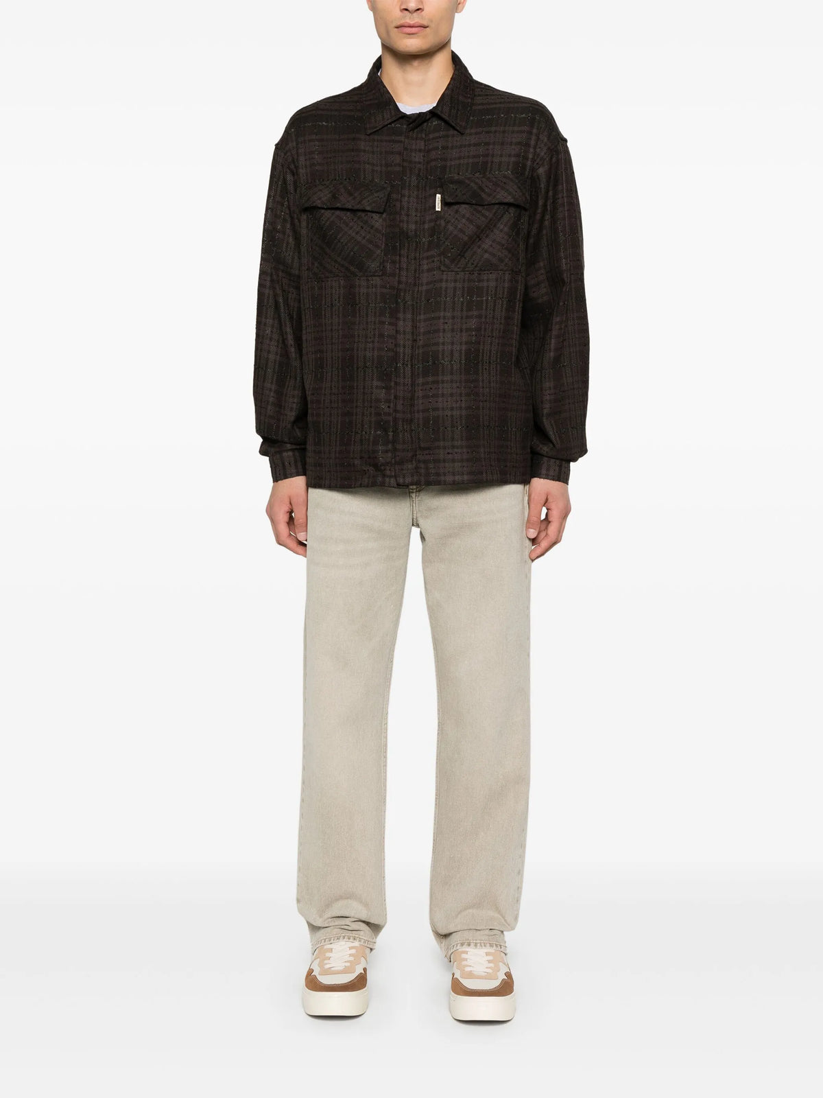 checked shirt