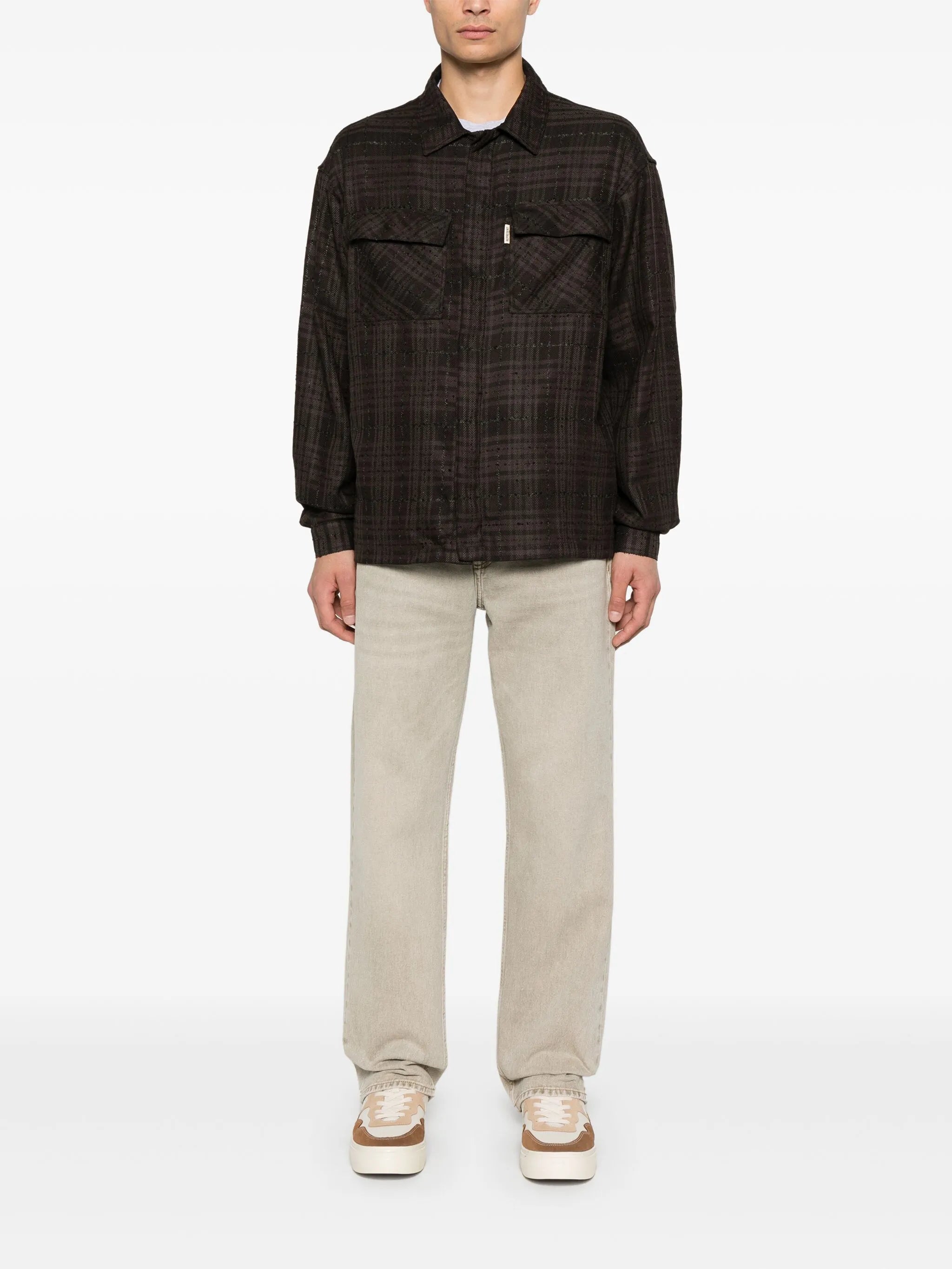 checked shirt