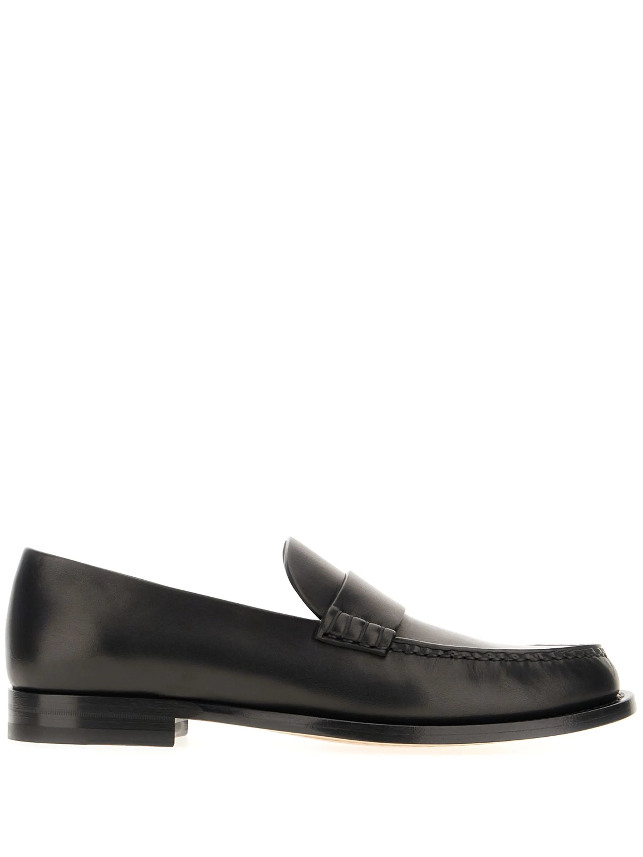 leather loafers
