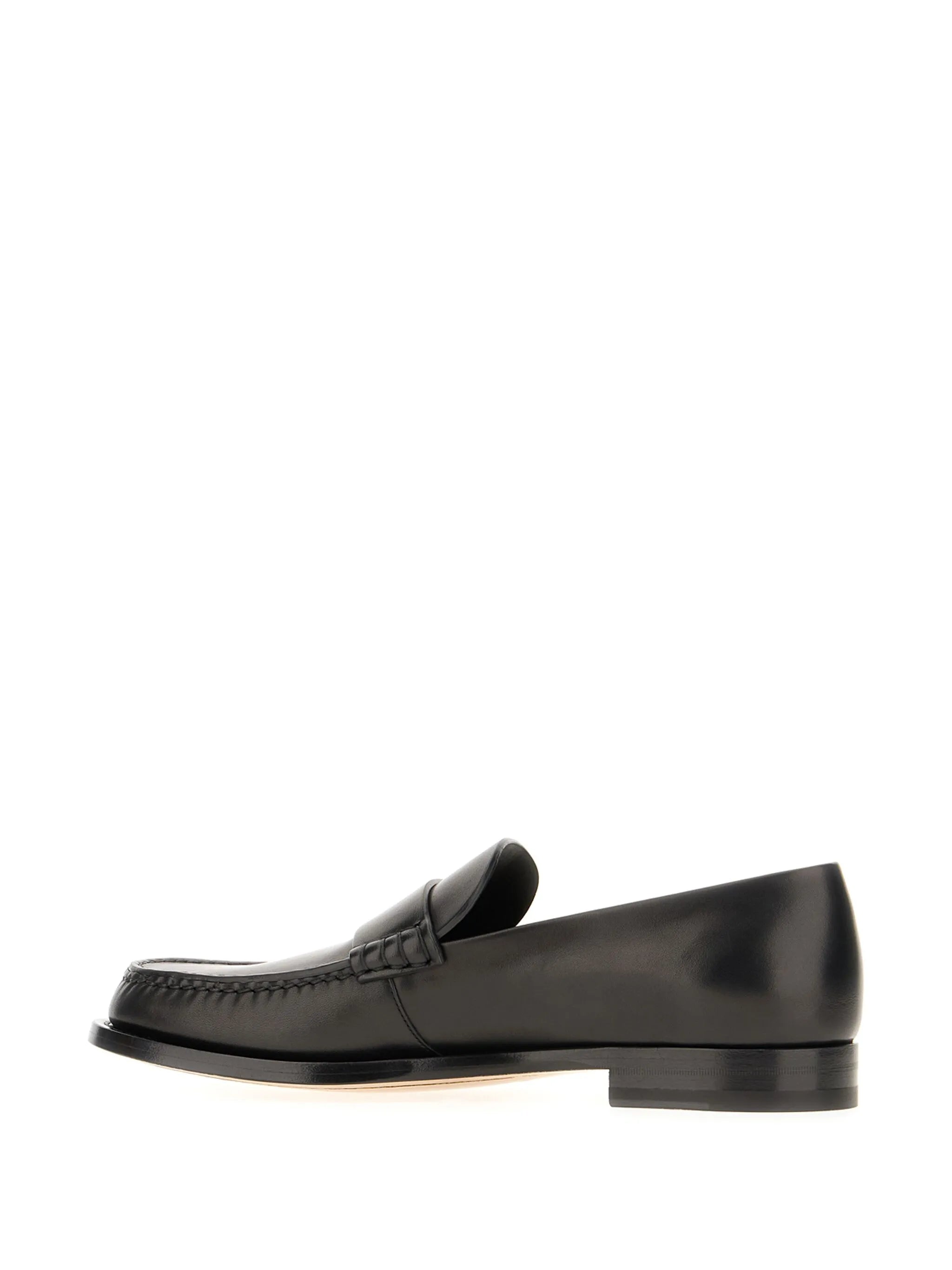 leather loafers