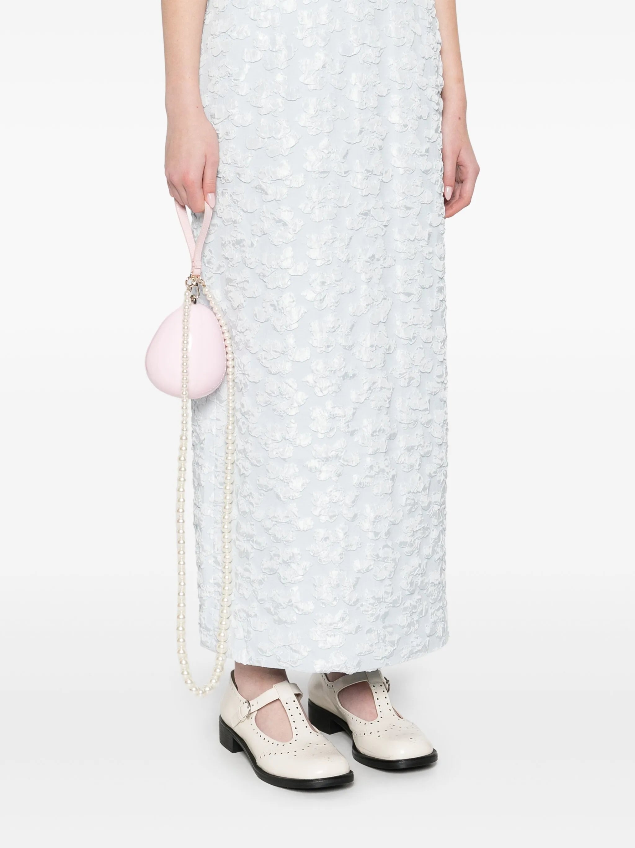 Micro Pearl Egg cross body bag