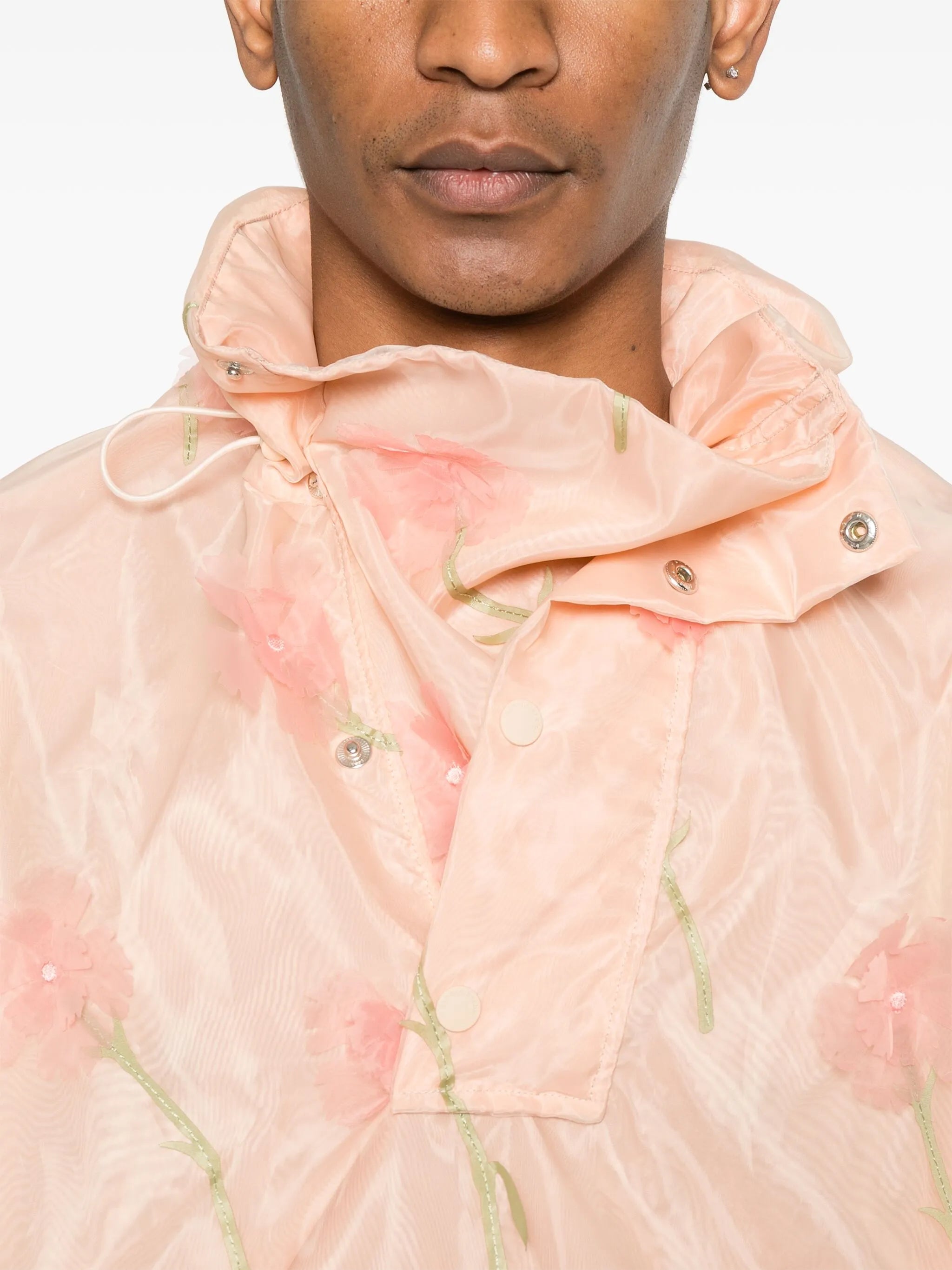 layered cargo flap jacket