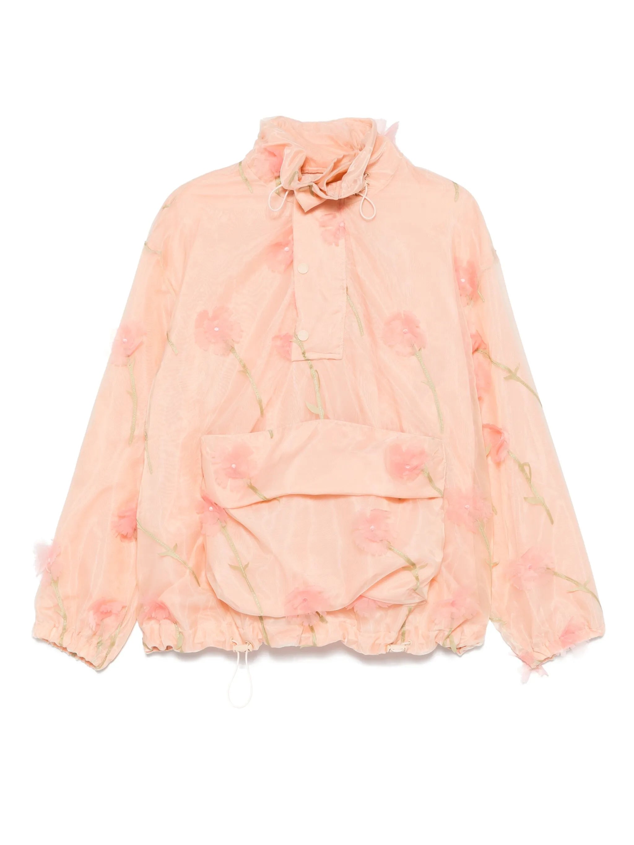 layered cargo flap jacket