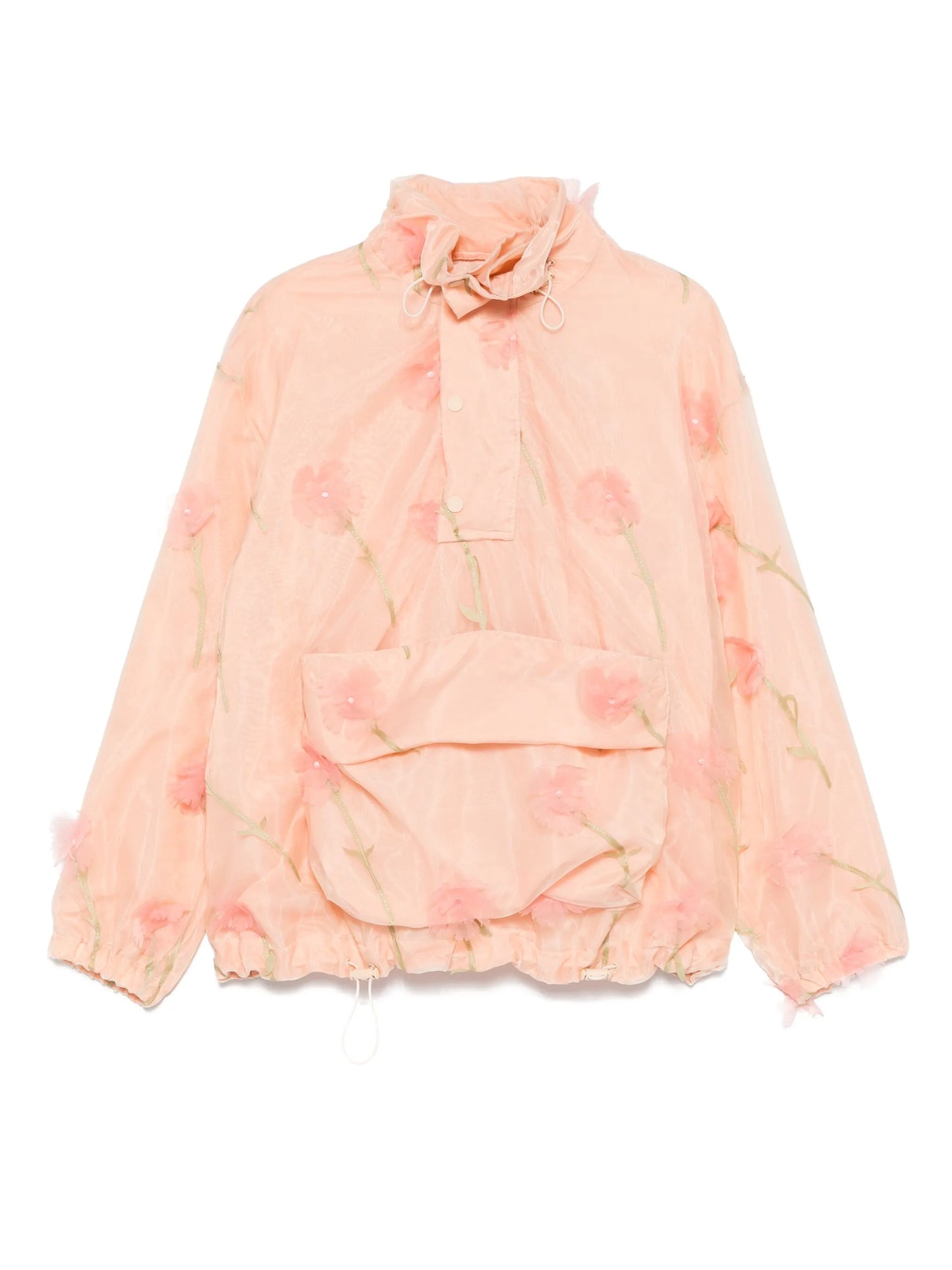 layered cargo flap jacket