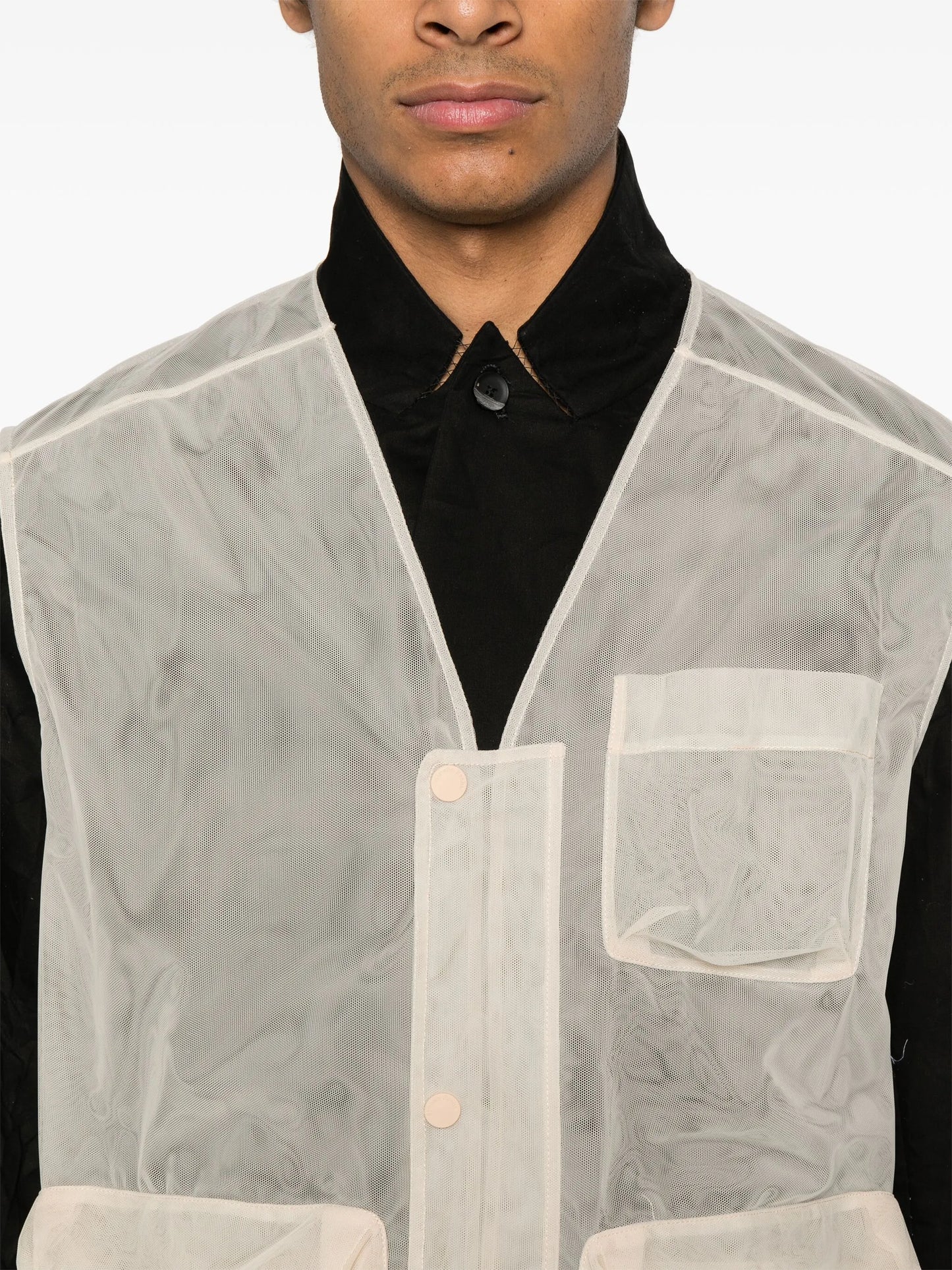 multi-pocket utility gilet