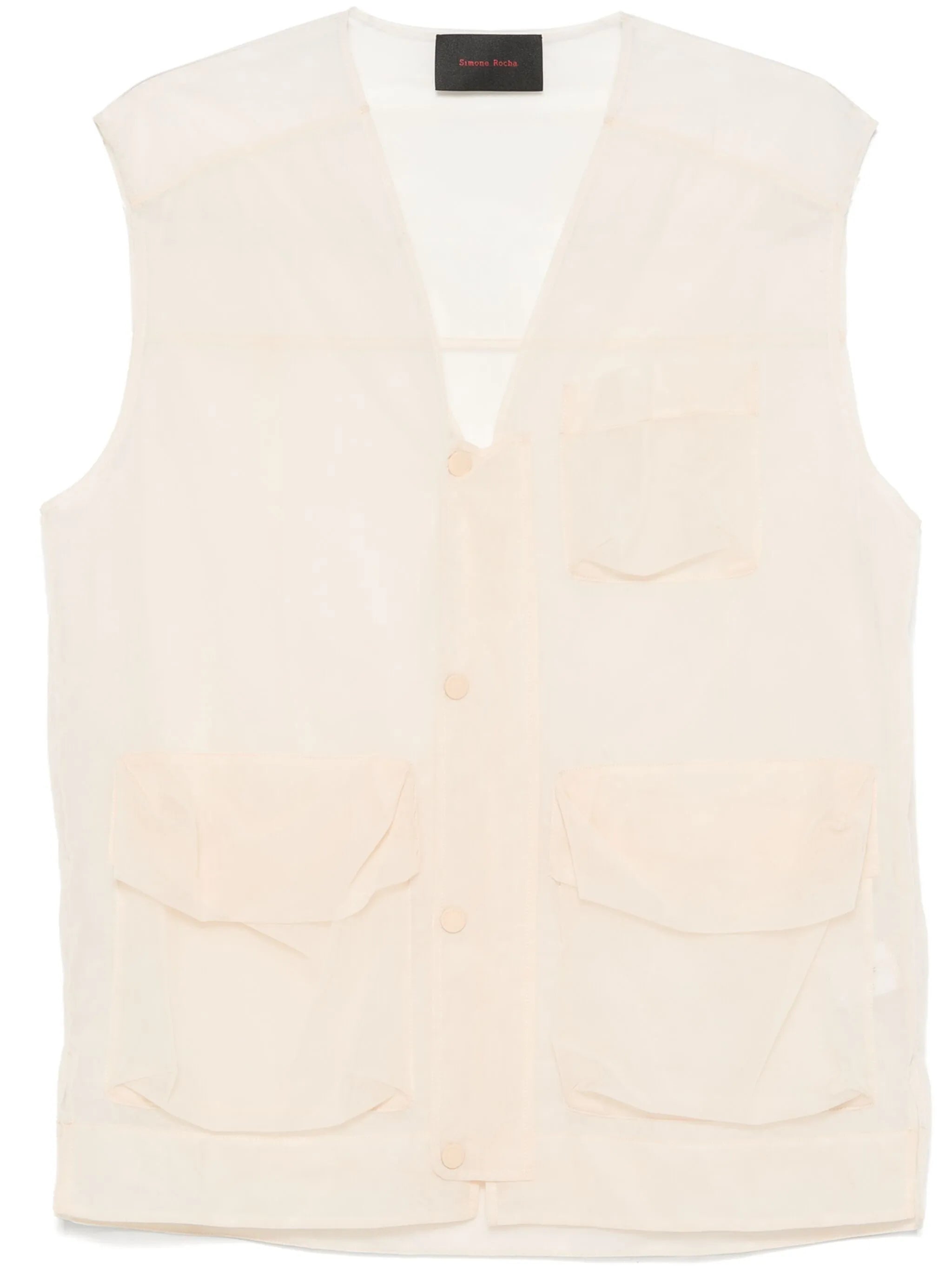 multi-pocket utility gilet