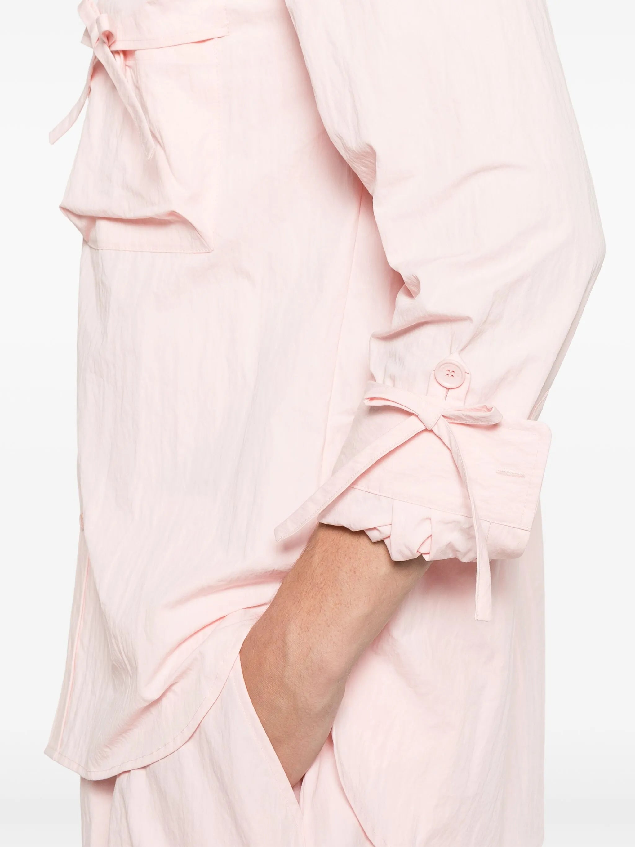 bow-detail shirt
