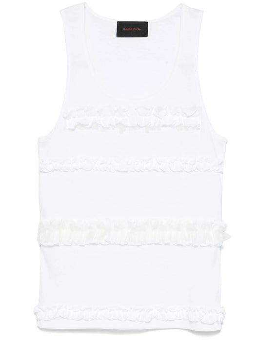 ruffle frill tank top