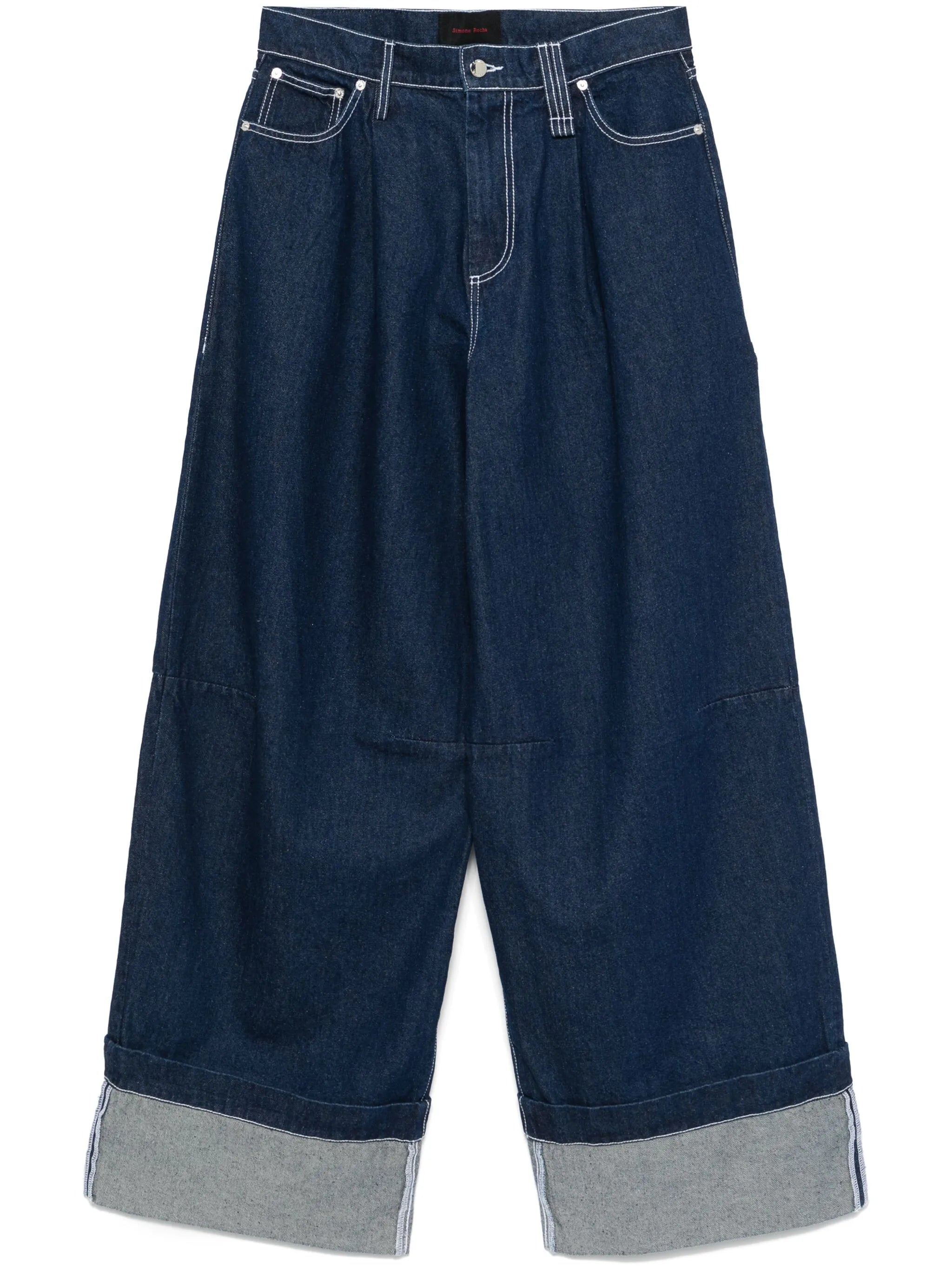 wide-leg puddle jeans