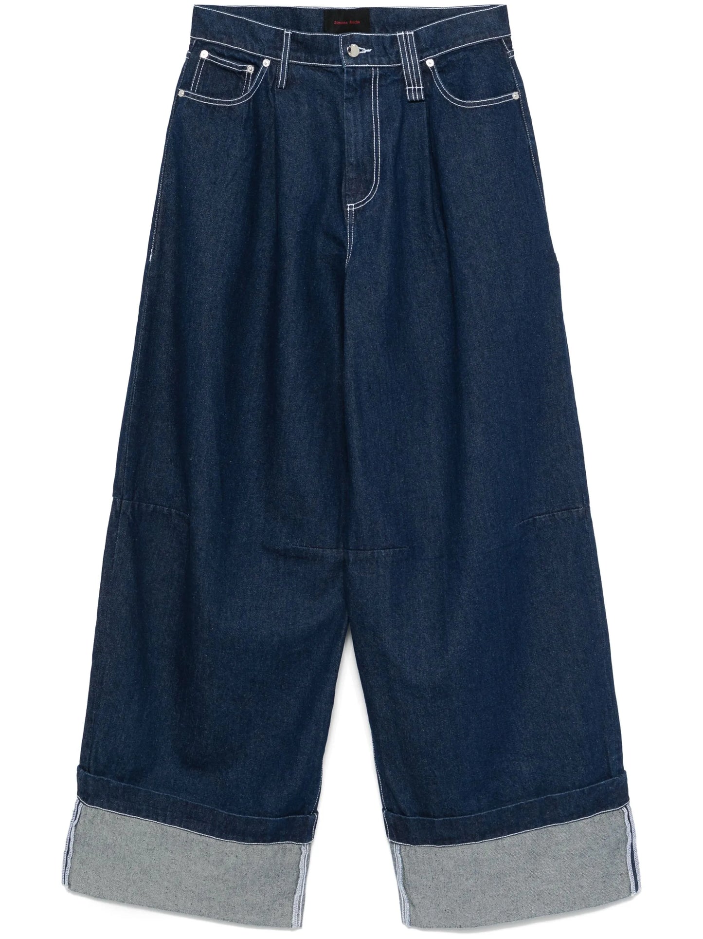 wide-leg puddle jeans