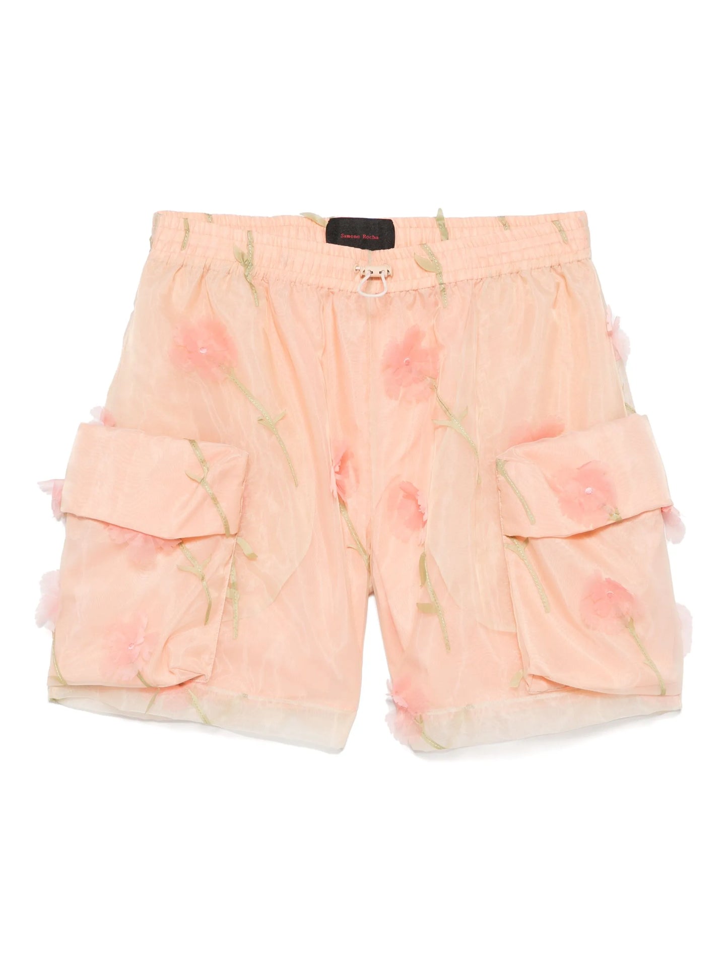layered cargo shorts