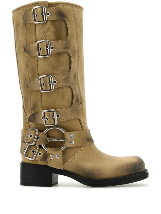 45mm suede boots