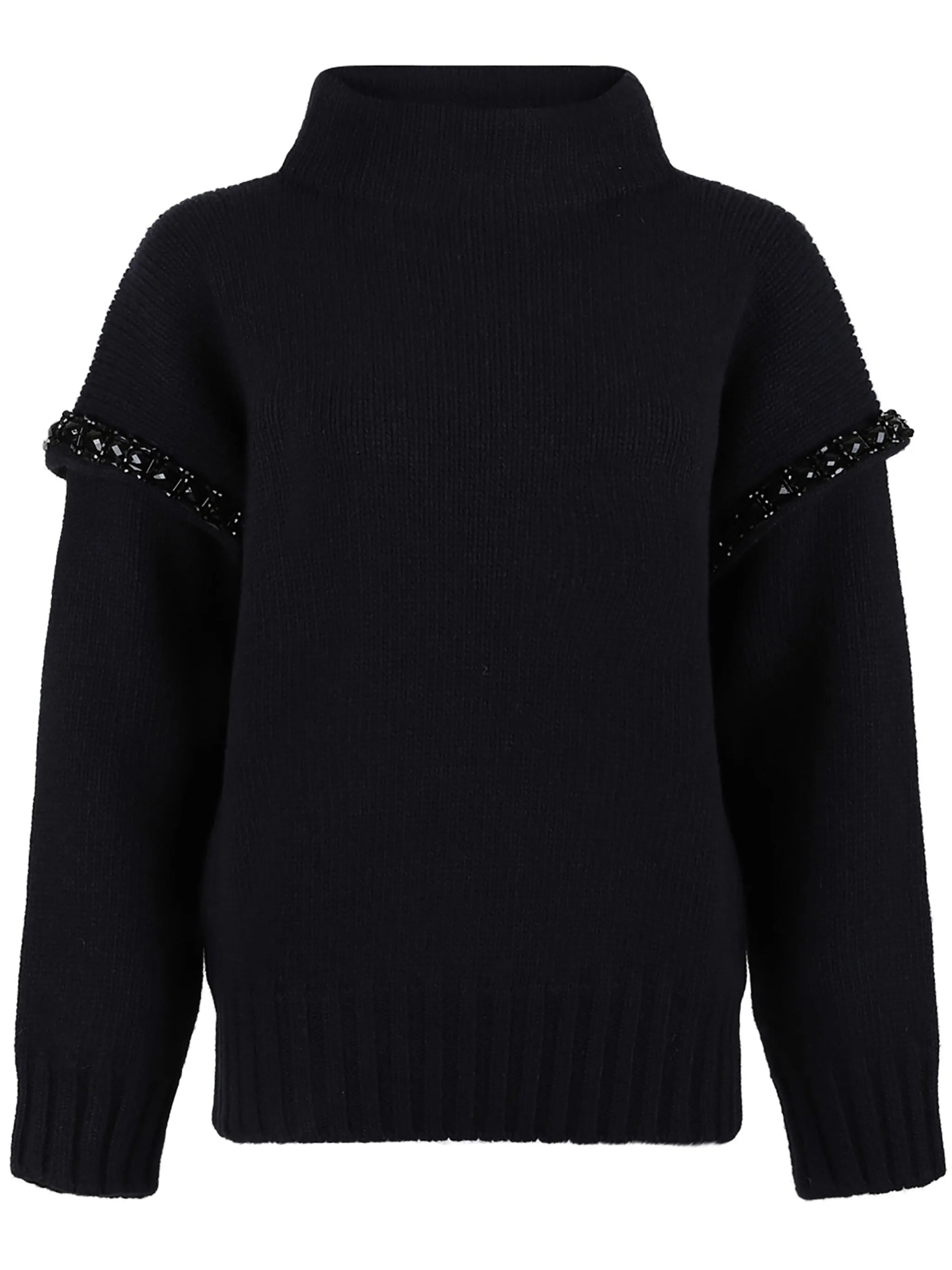 bead-embellished jumper