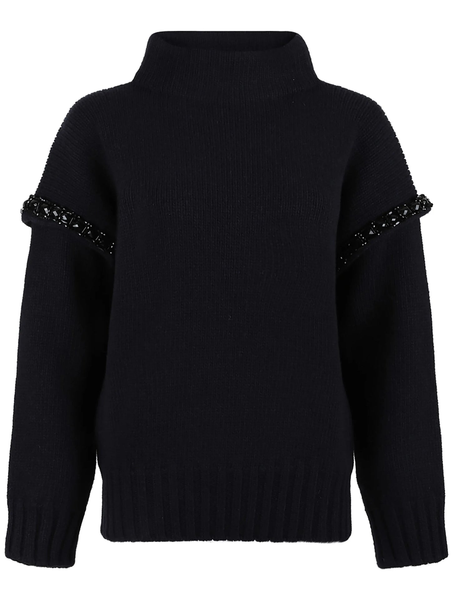 bead-embellished jumper