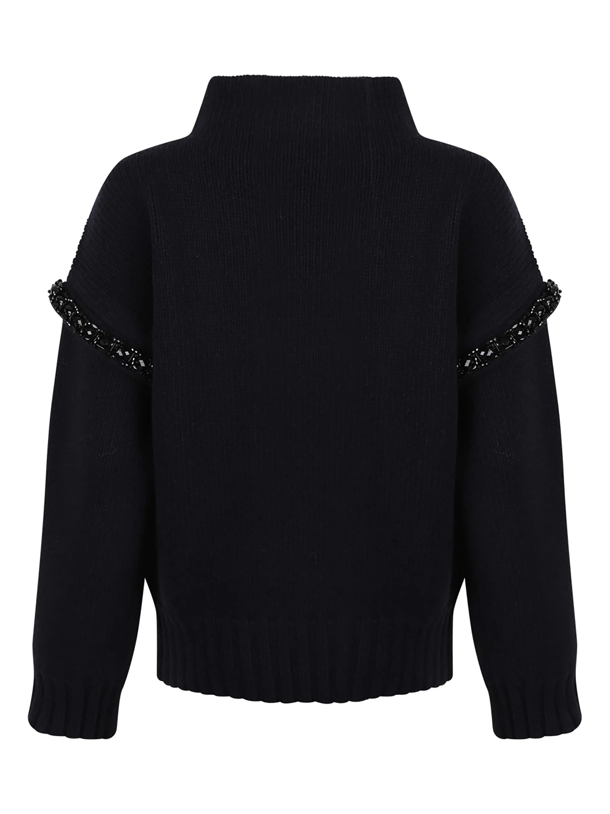 bead-embellished jumper