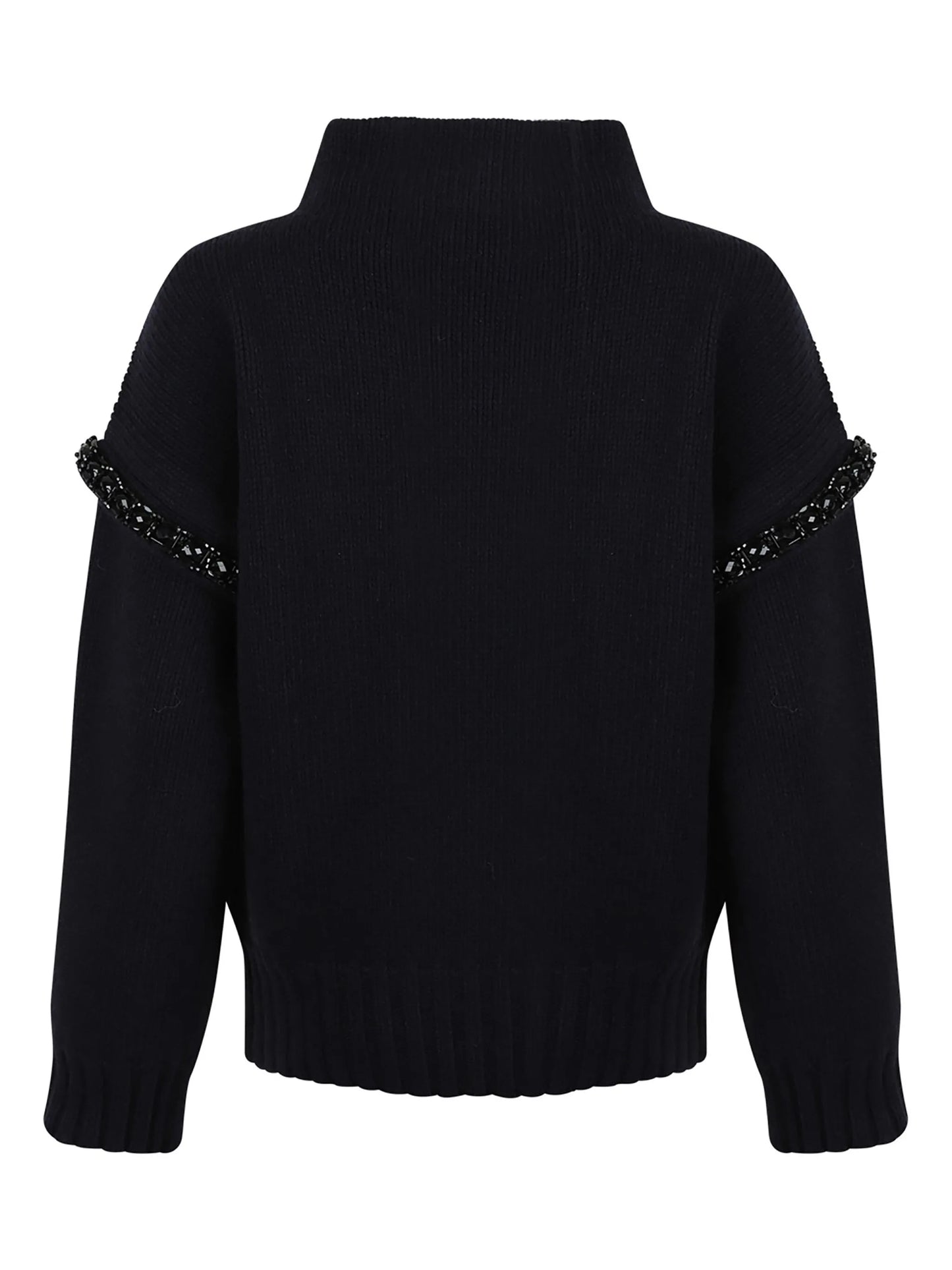 bead-embellished jumper