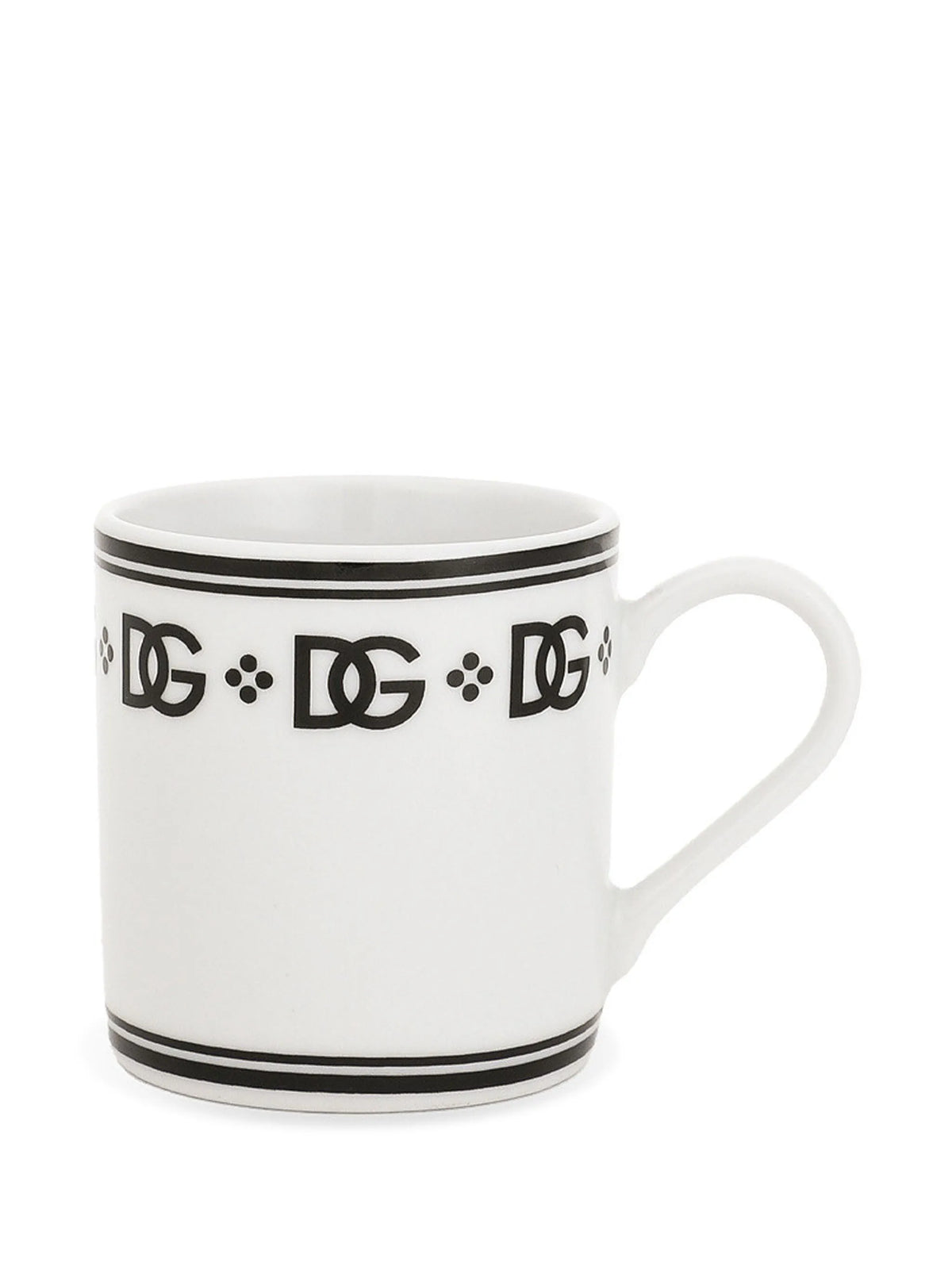 porcelain espresso cups with saucers (set of two)