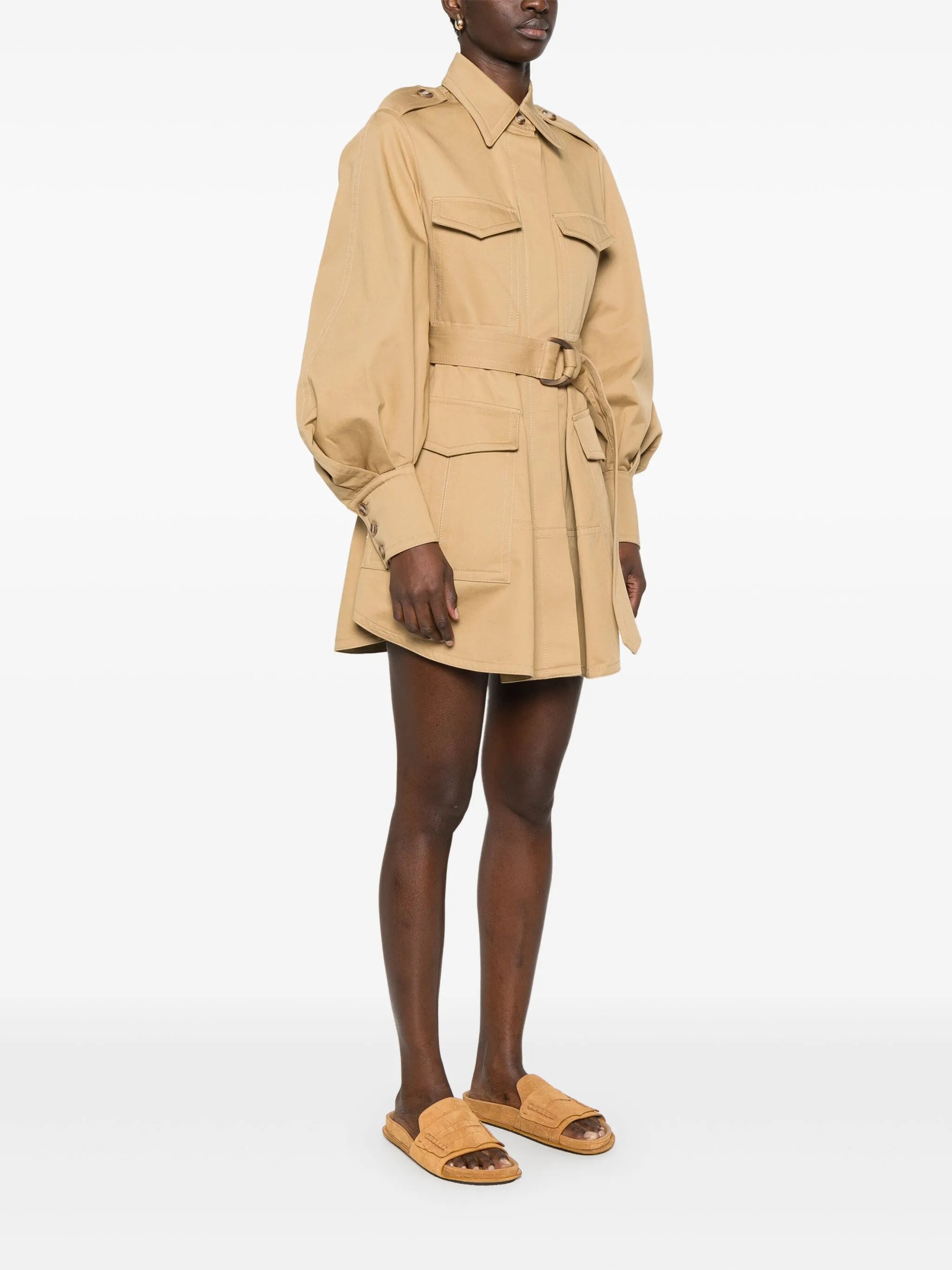 Illuminate cargo mini dress