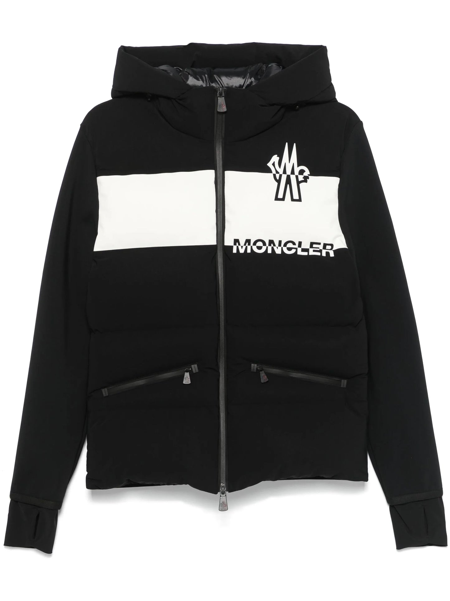 raised-logo jacket