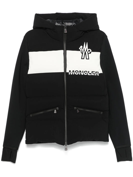 raised-logo jacket