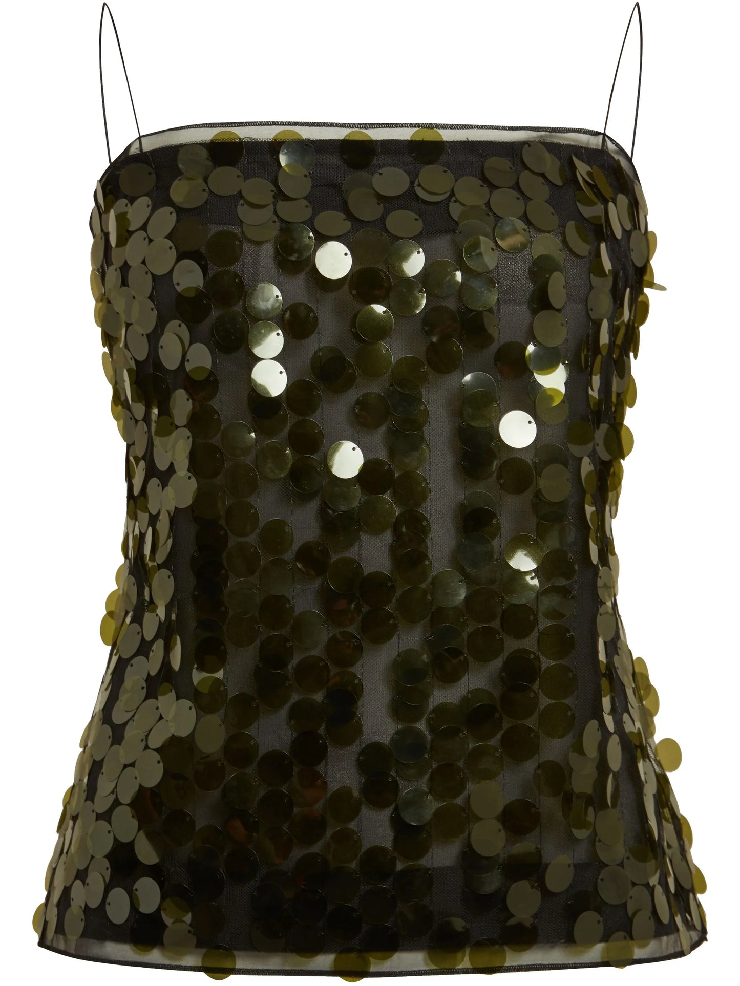 Suero sequin-embellished top