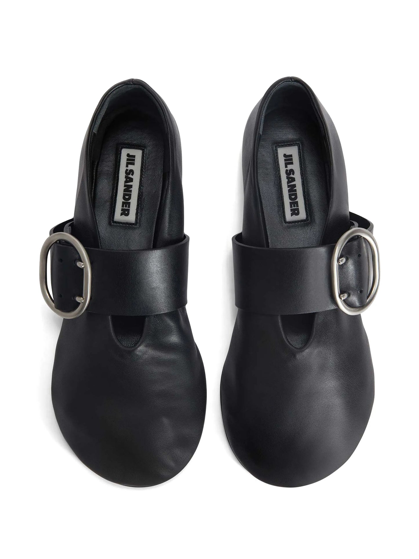 leather ballerina shoes