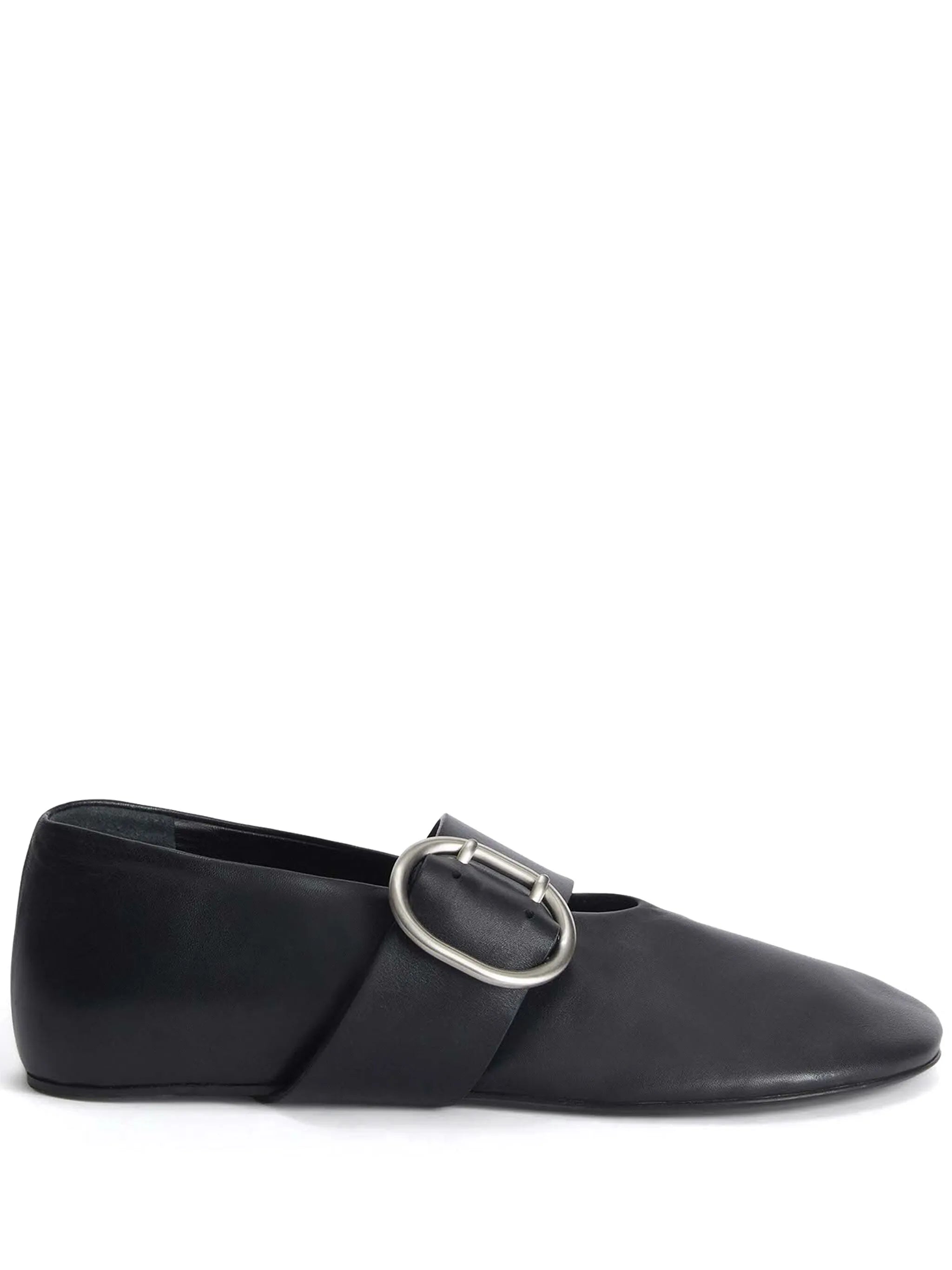 leather ballerina shoes