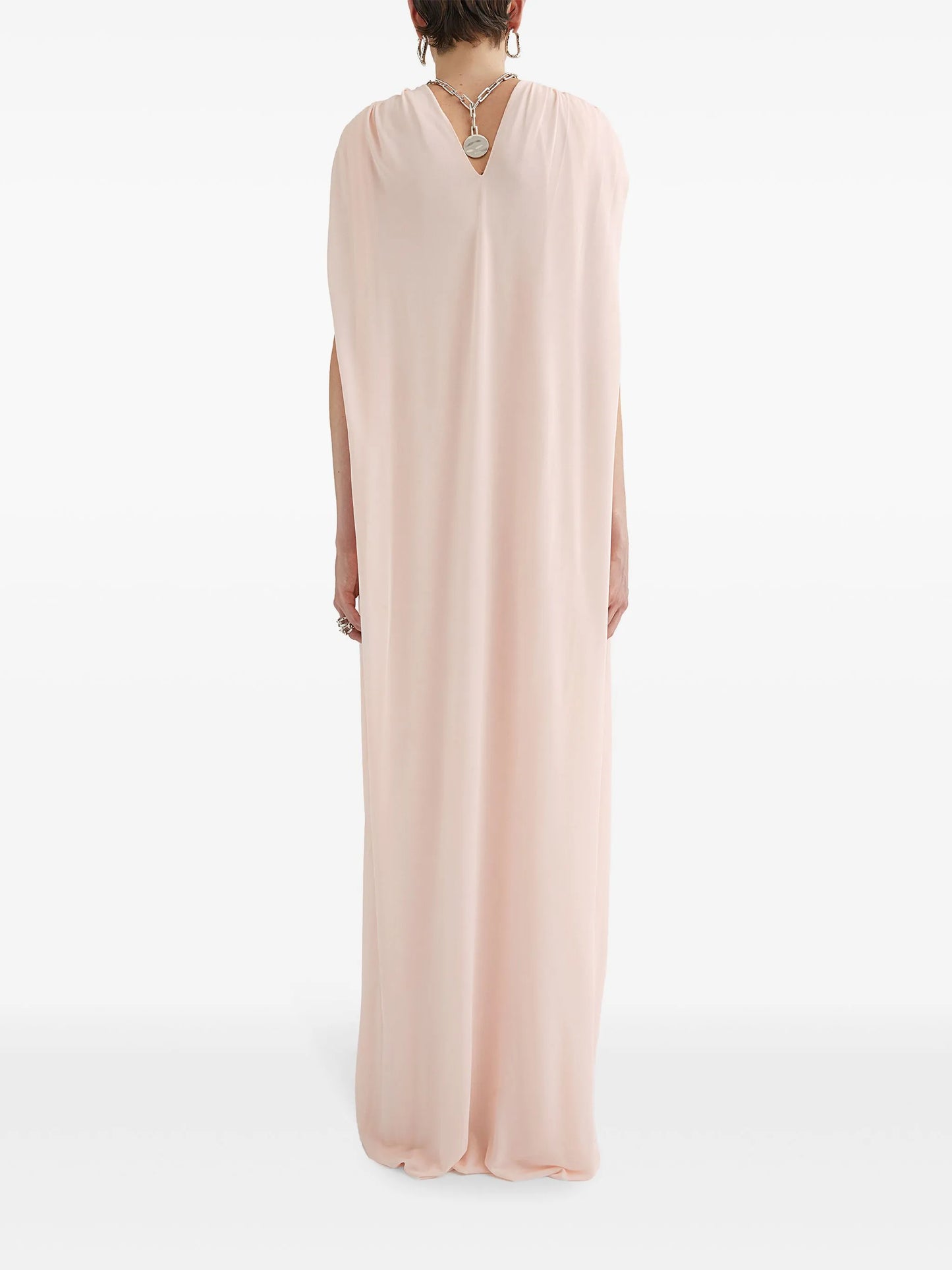 draped maxi dress