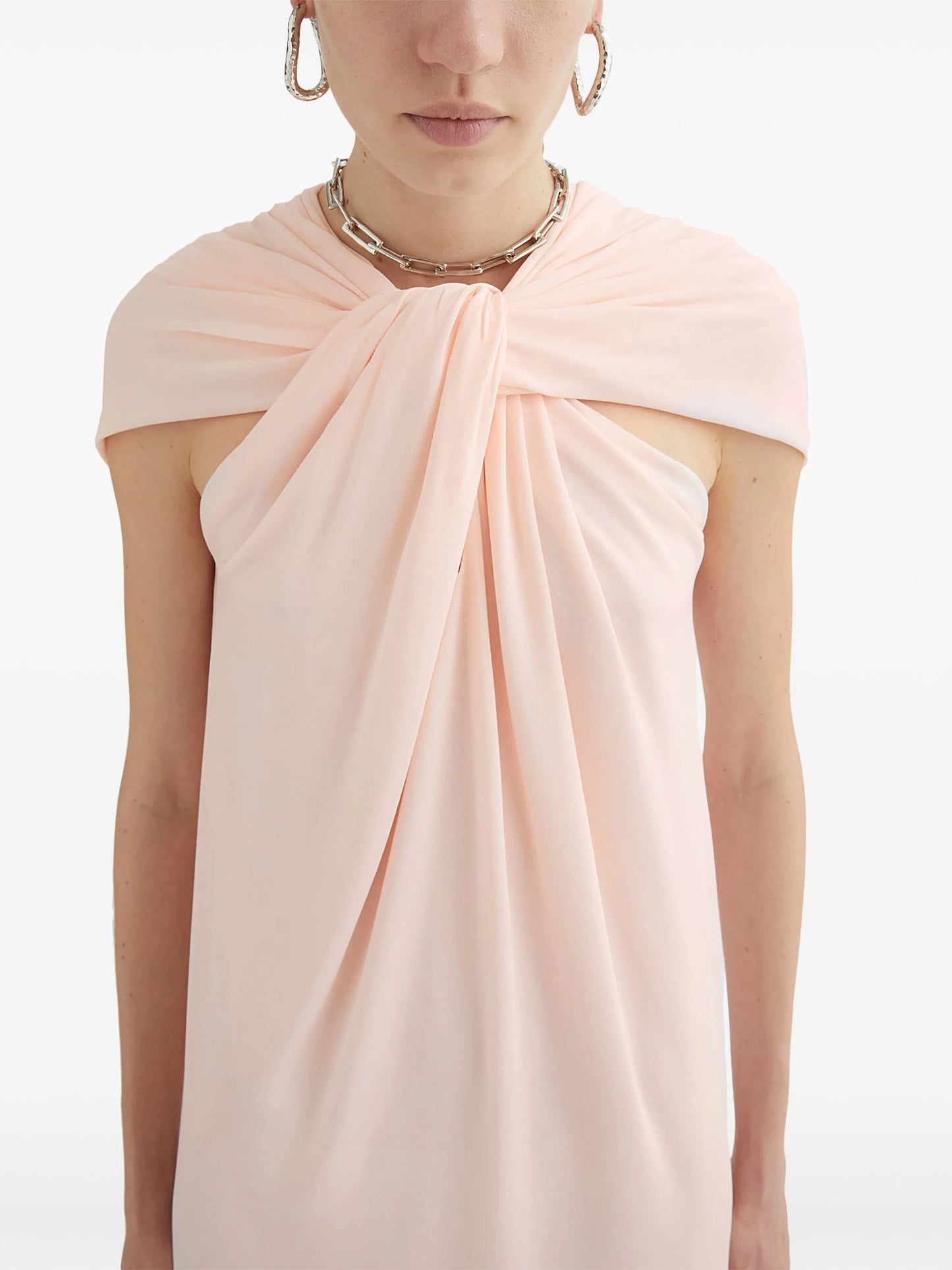 draped maxi dress