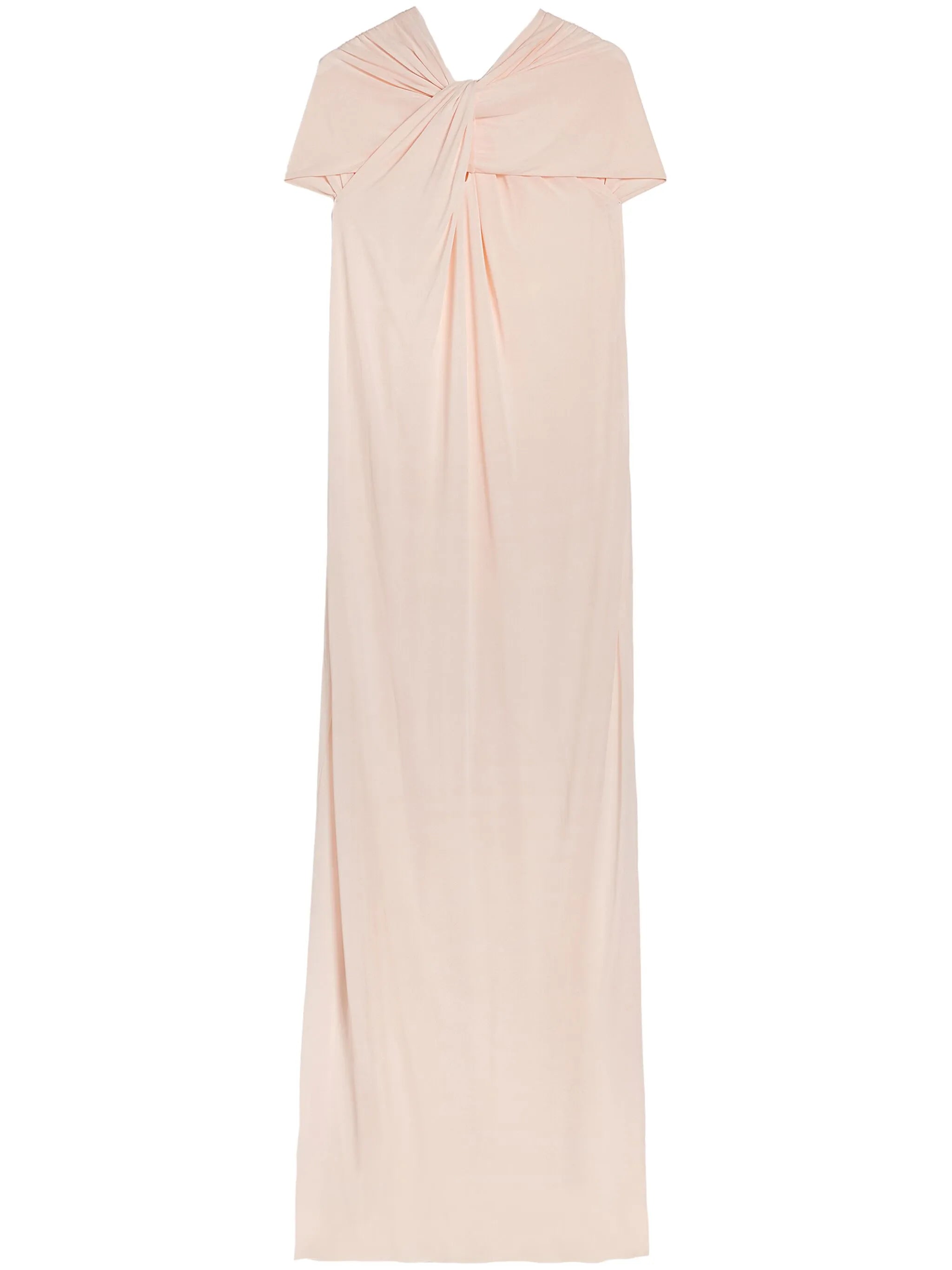 draped maxi dress