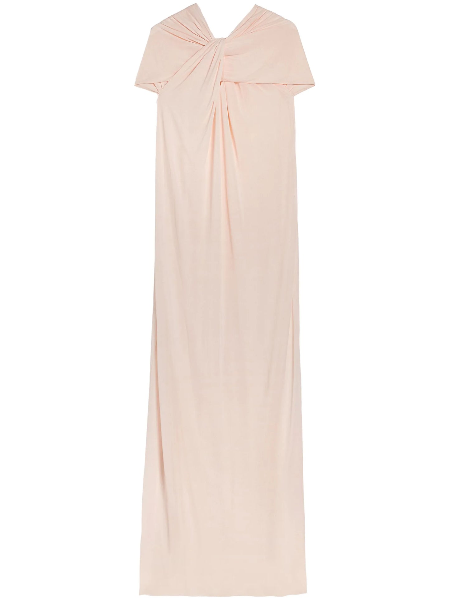 draped maxi dress