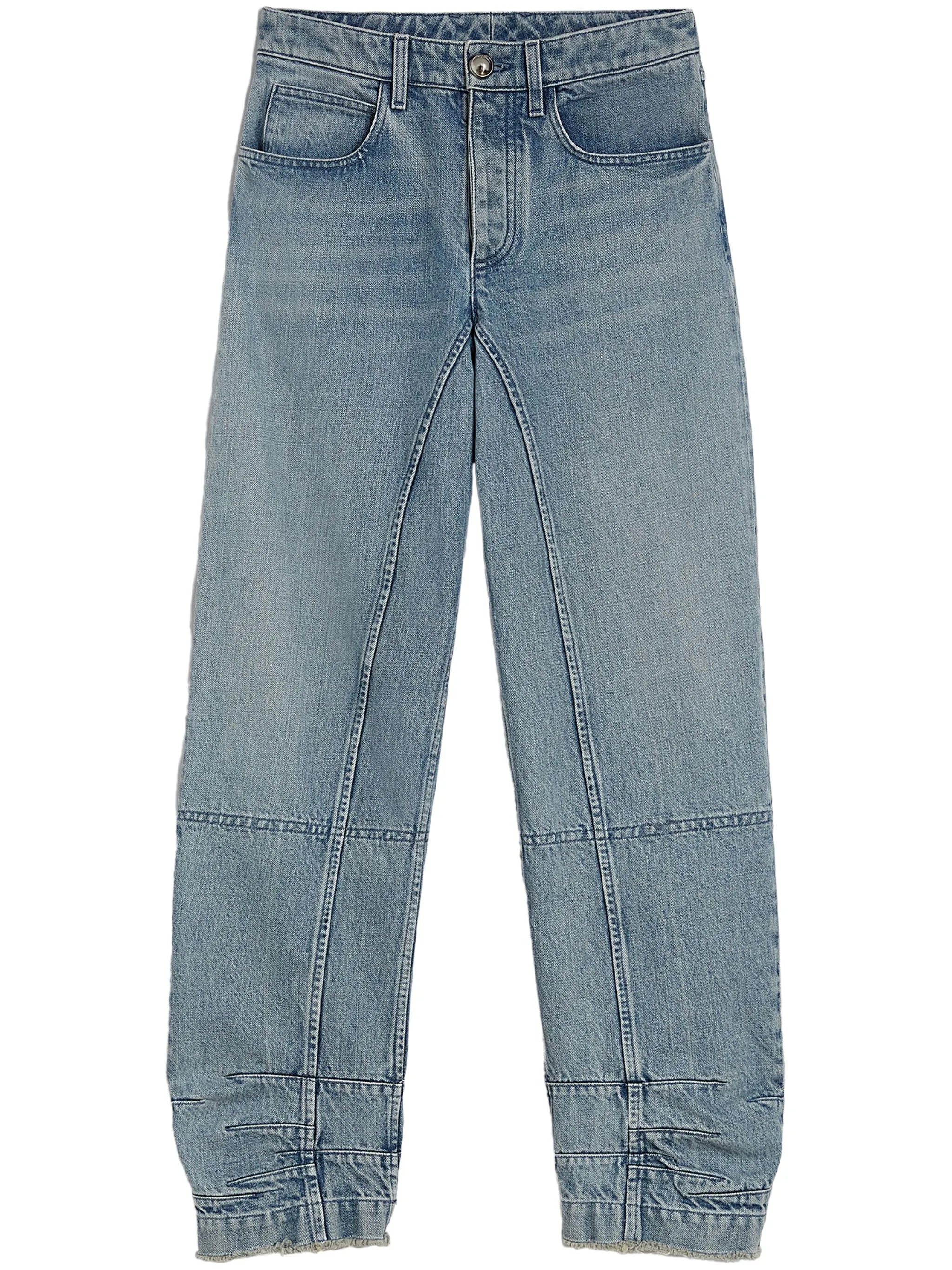 tapered-leg jeans
