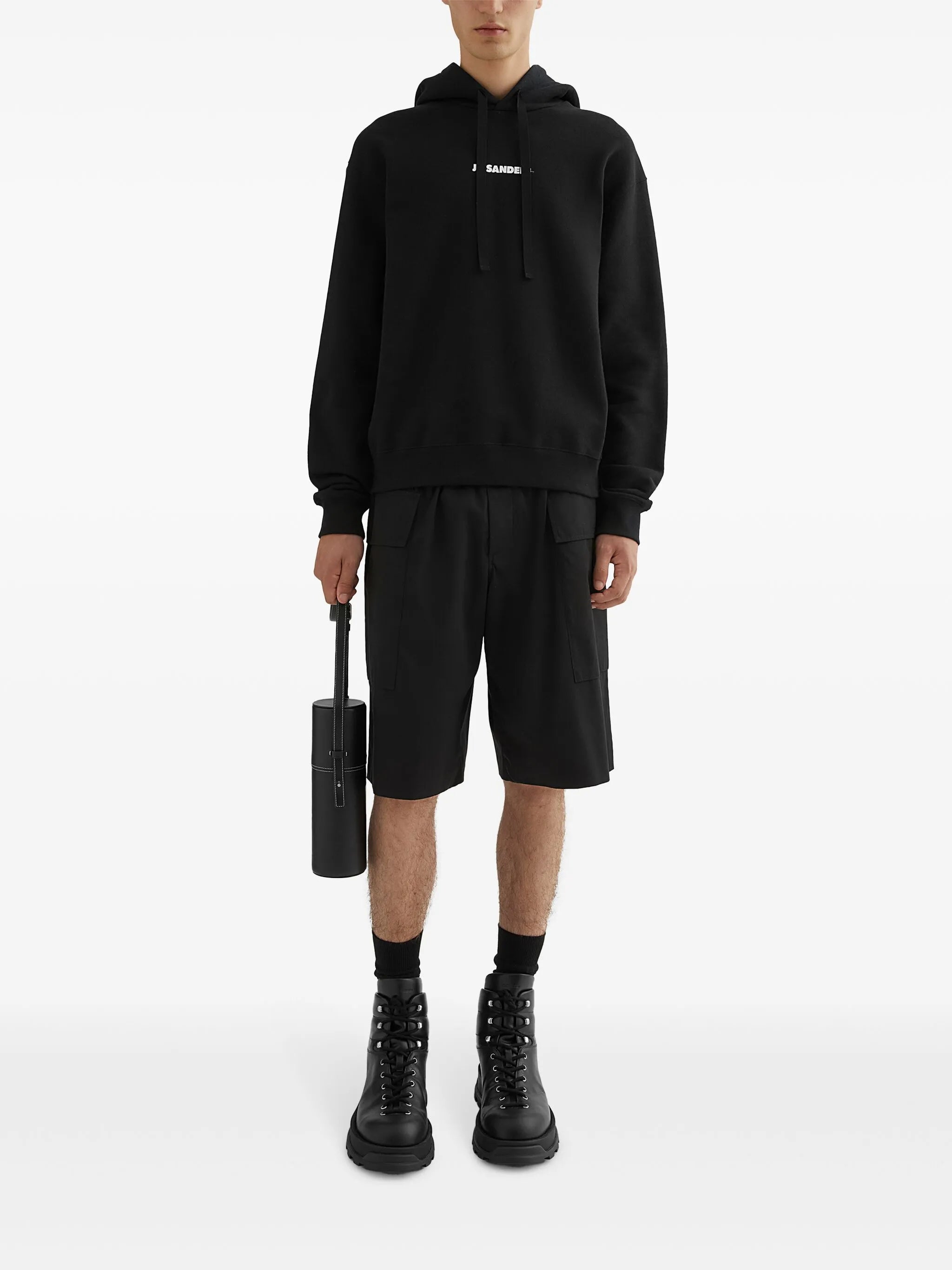 logo-print hoodie