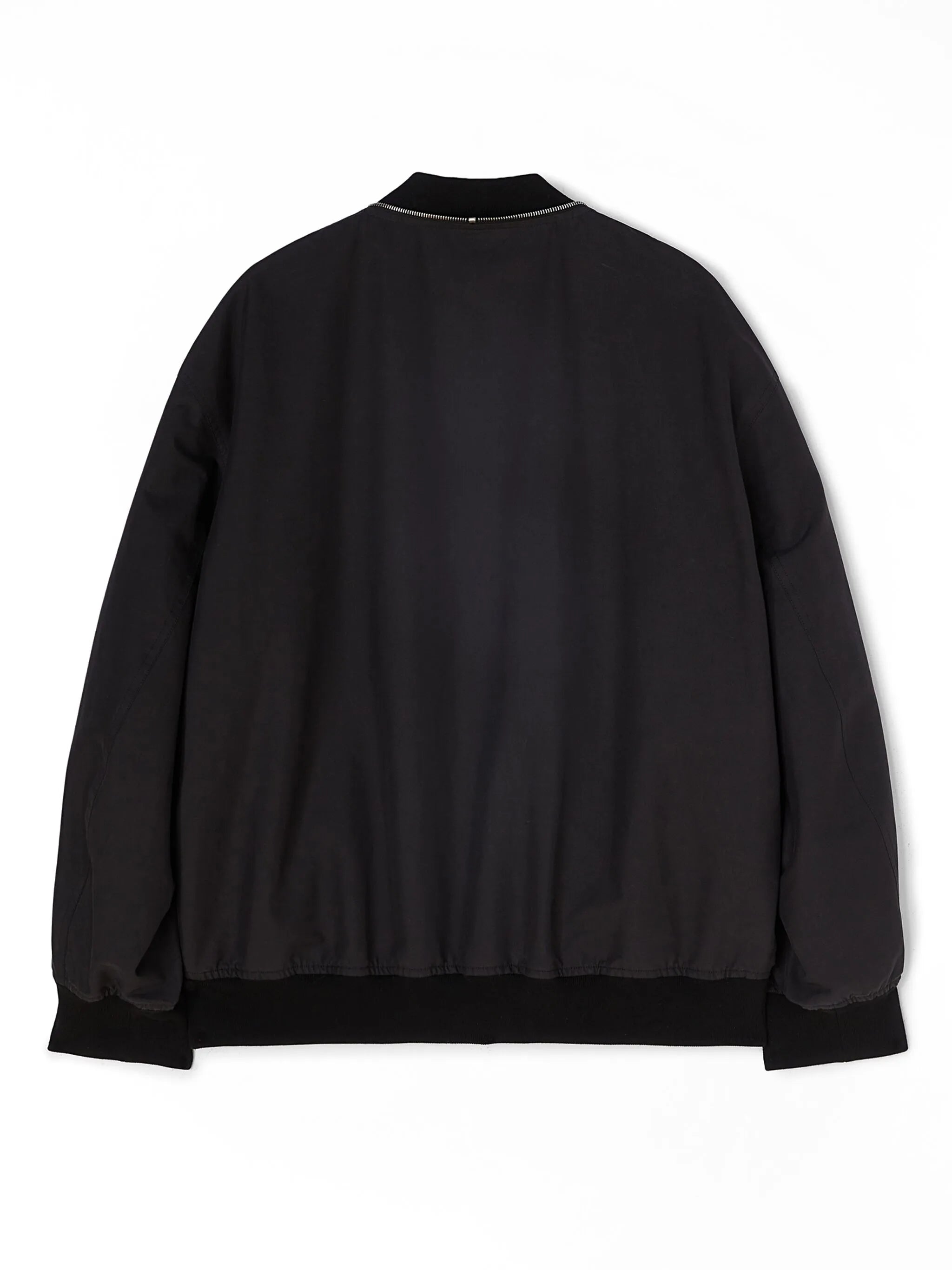 zipped bomber jacket