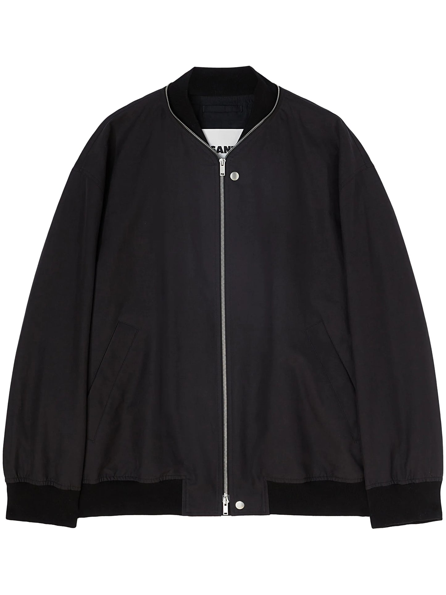 zipped bomber jacket