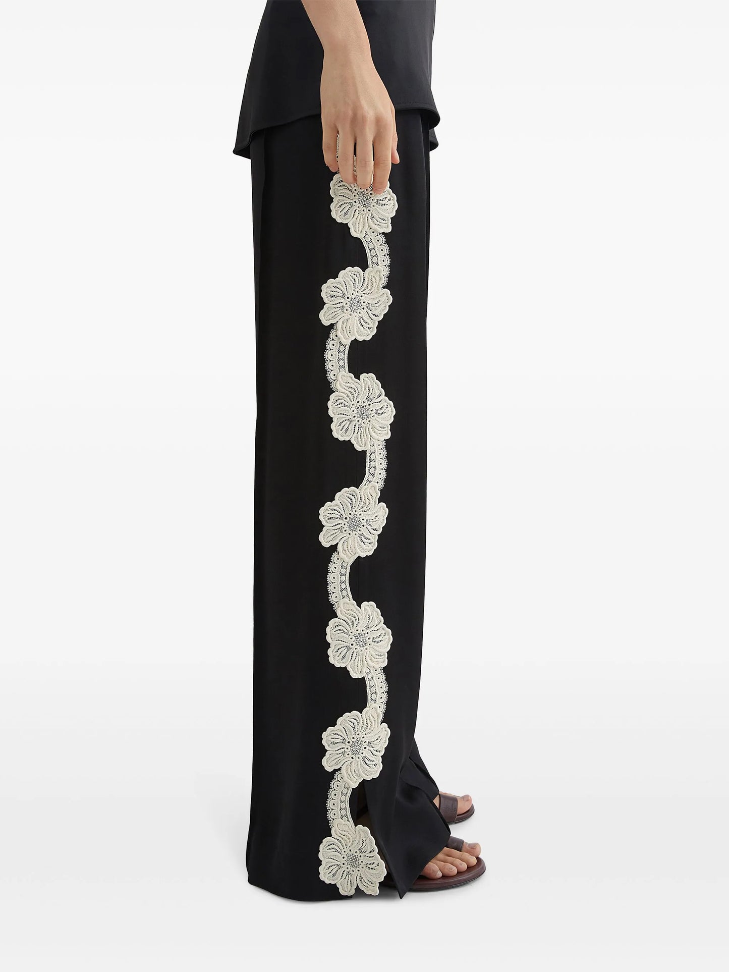 embroidered trousers