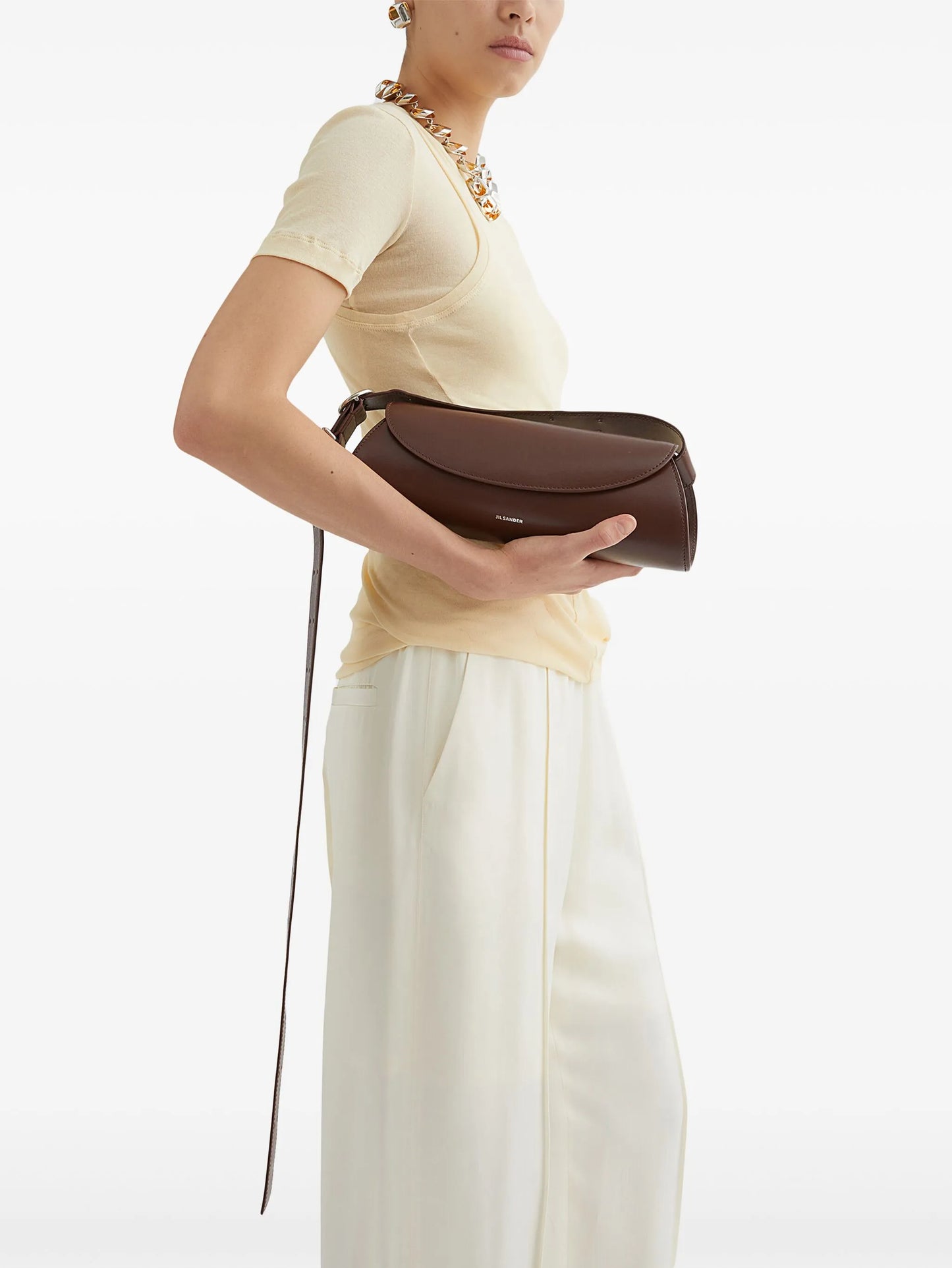 small Cannolo leather shoulder bag