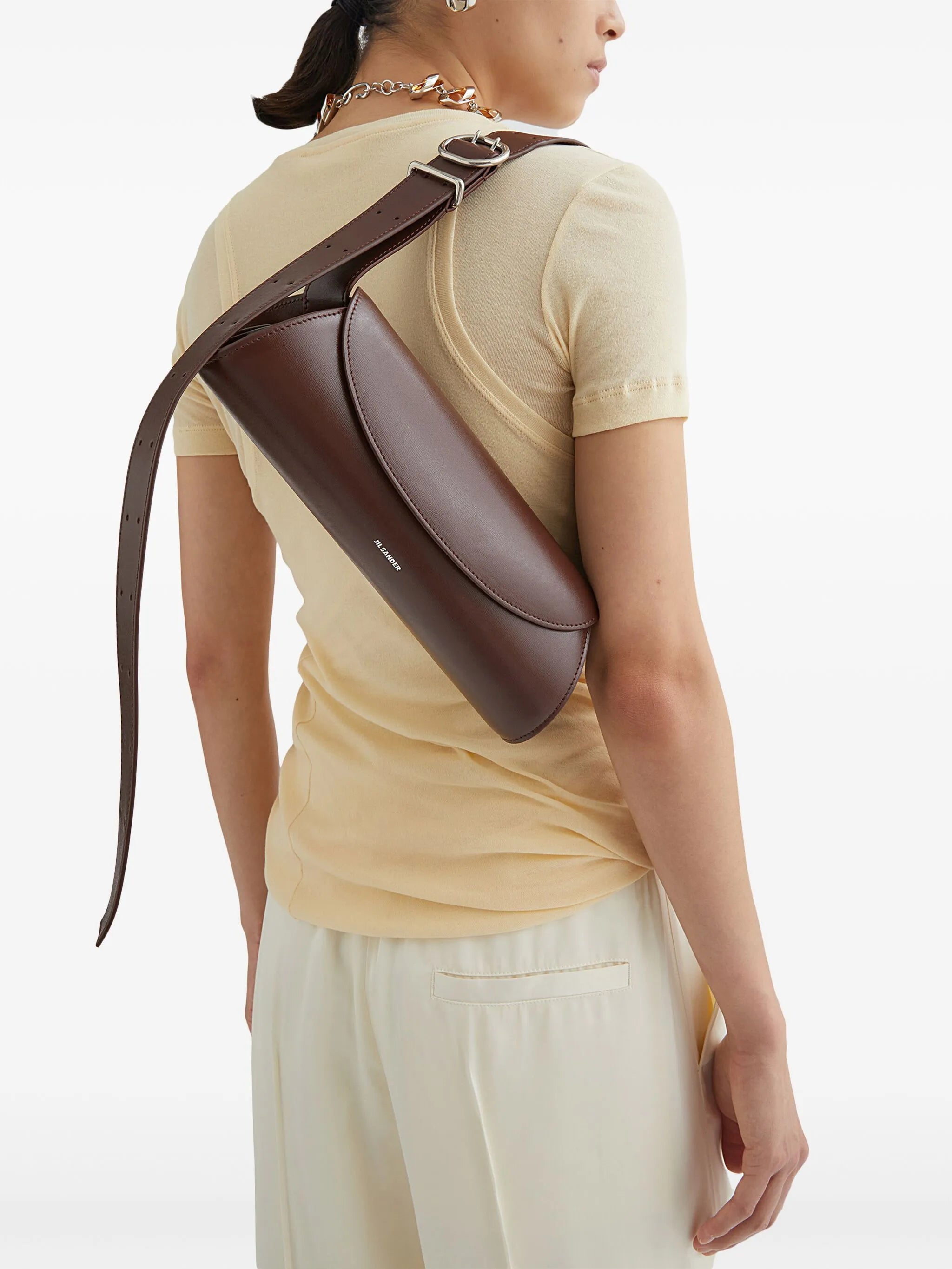 small Cannolo leather shoulder bag
