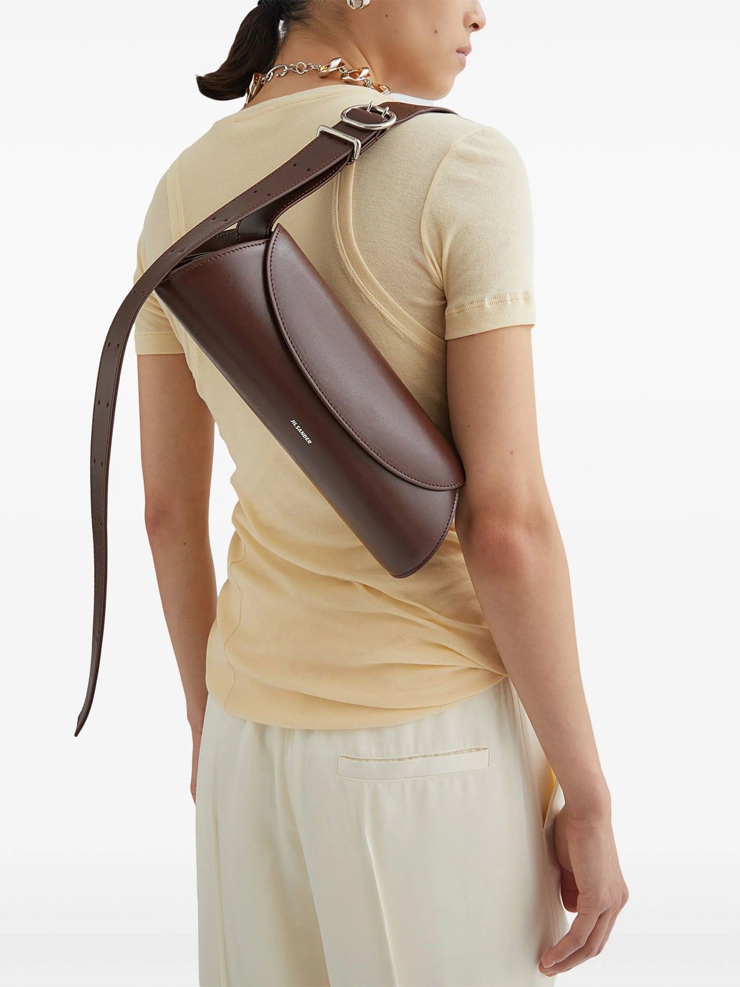 small Cannolo leather shoulder bag
