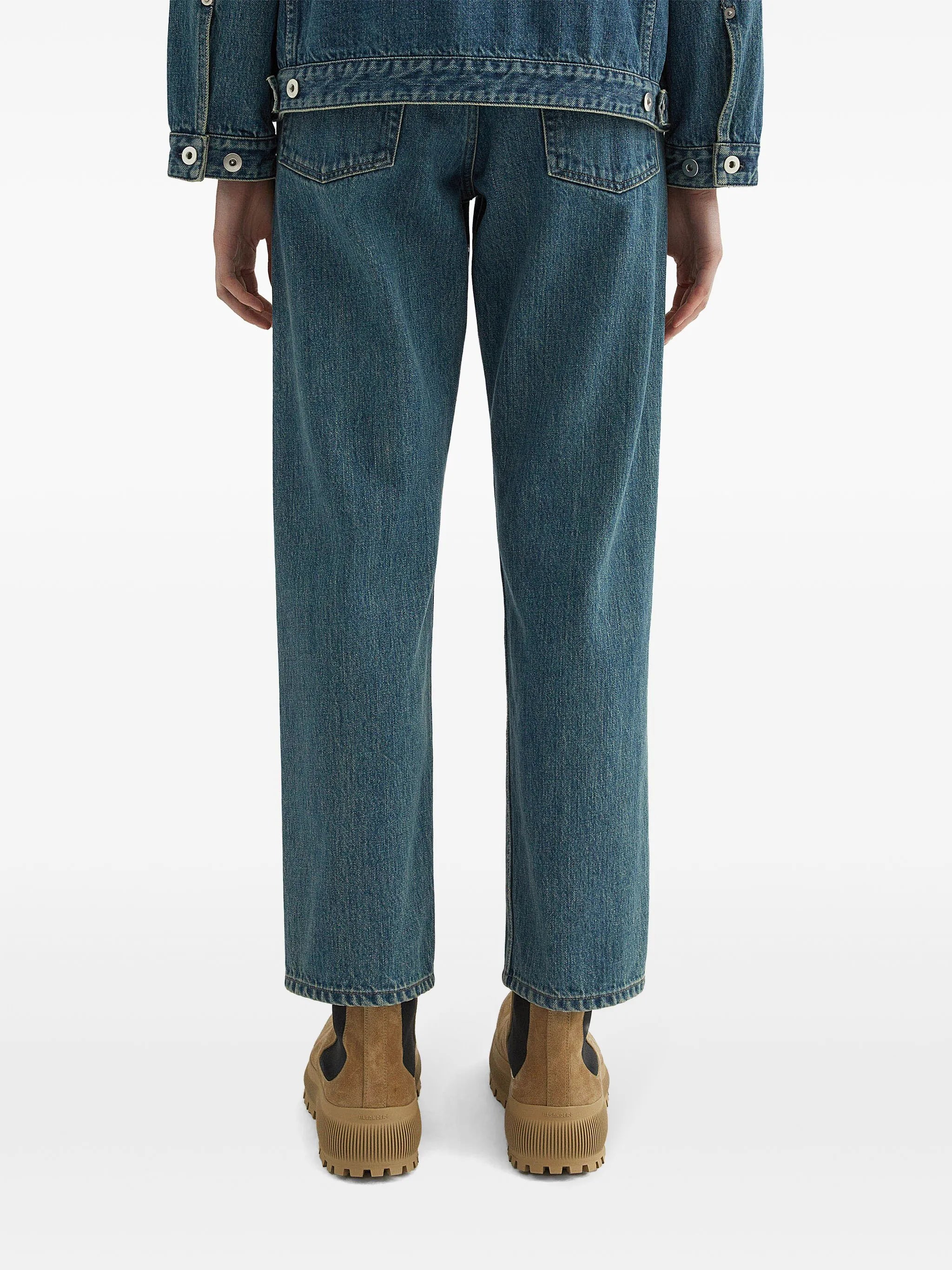 slim-cut jeans