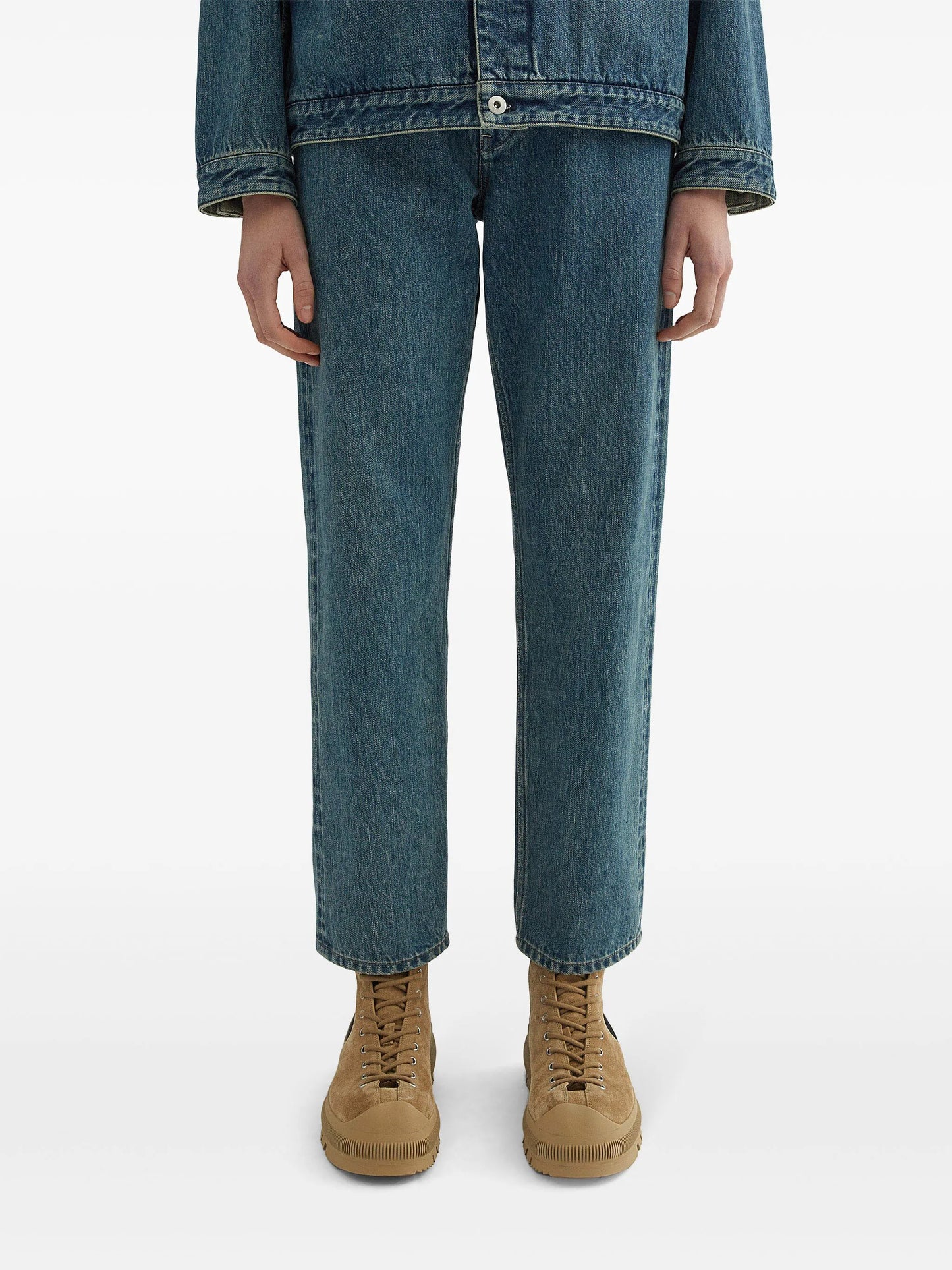 slim-cut jeans